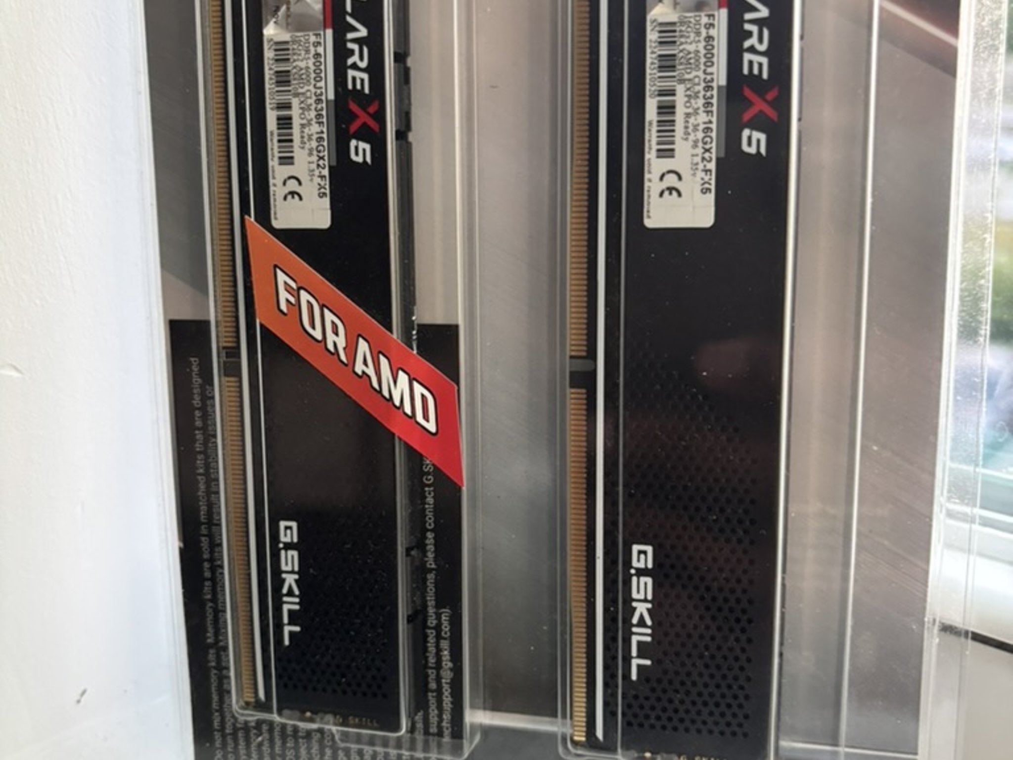 G.Skill Flare X5 32 GB (2 x 16 GB) DDR5-6000 CL36 Memory