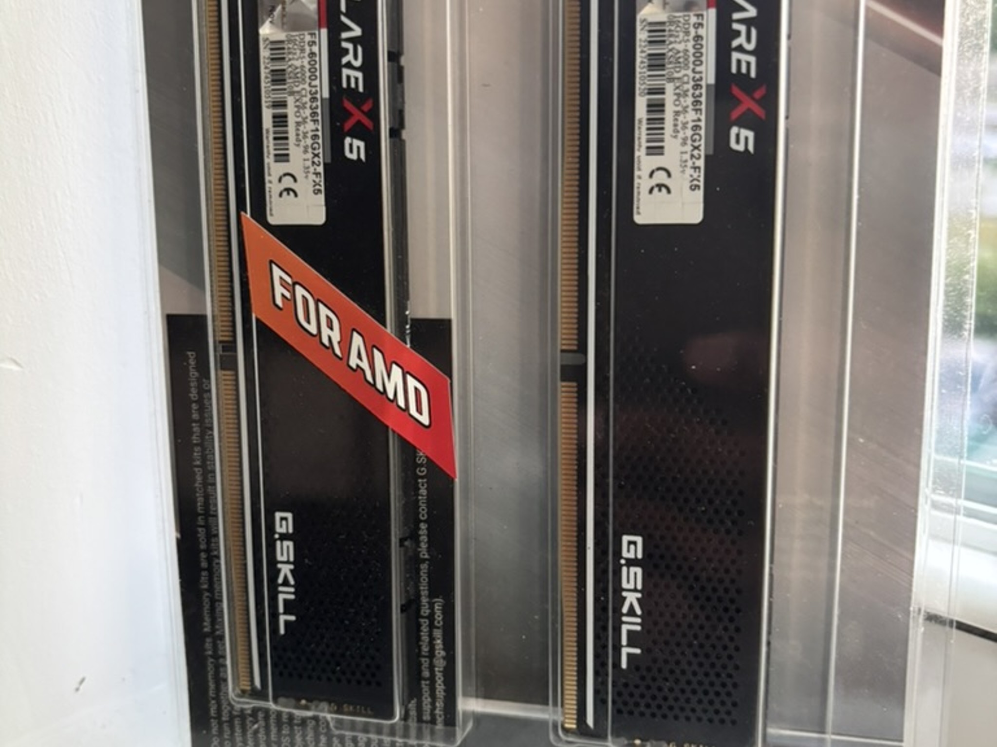 G.Skill Flare X5 32 GB (2 x 16 GB) DDR5-6000 CL36 Memory