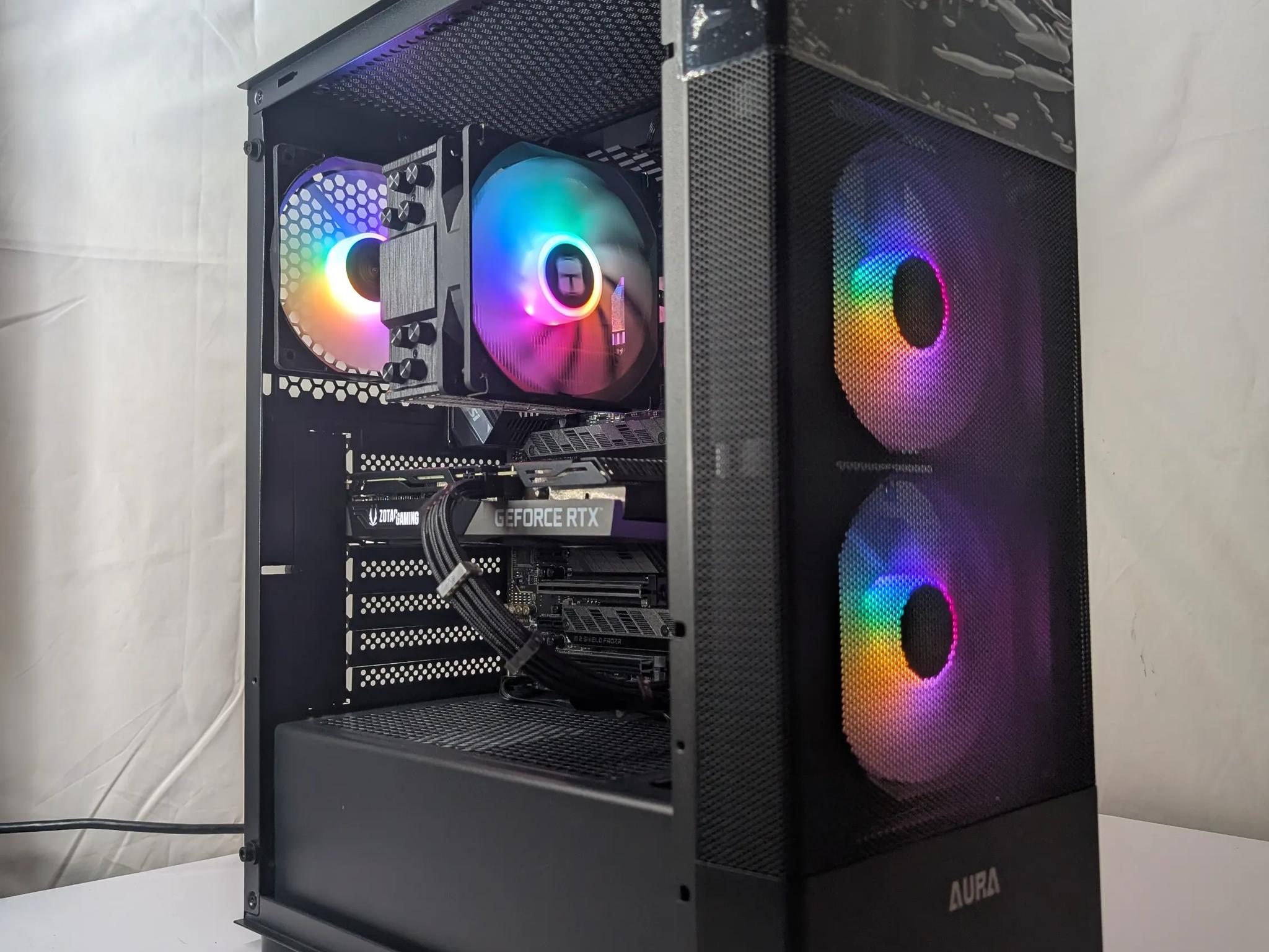 🔥 High-Performance Gaming PC – i7-10700K | RTX 3060 Ti | 32GB DDR4 | 1TB NVMe SSD | Windows 11 🔥