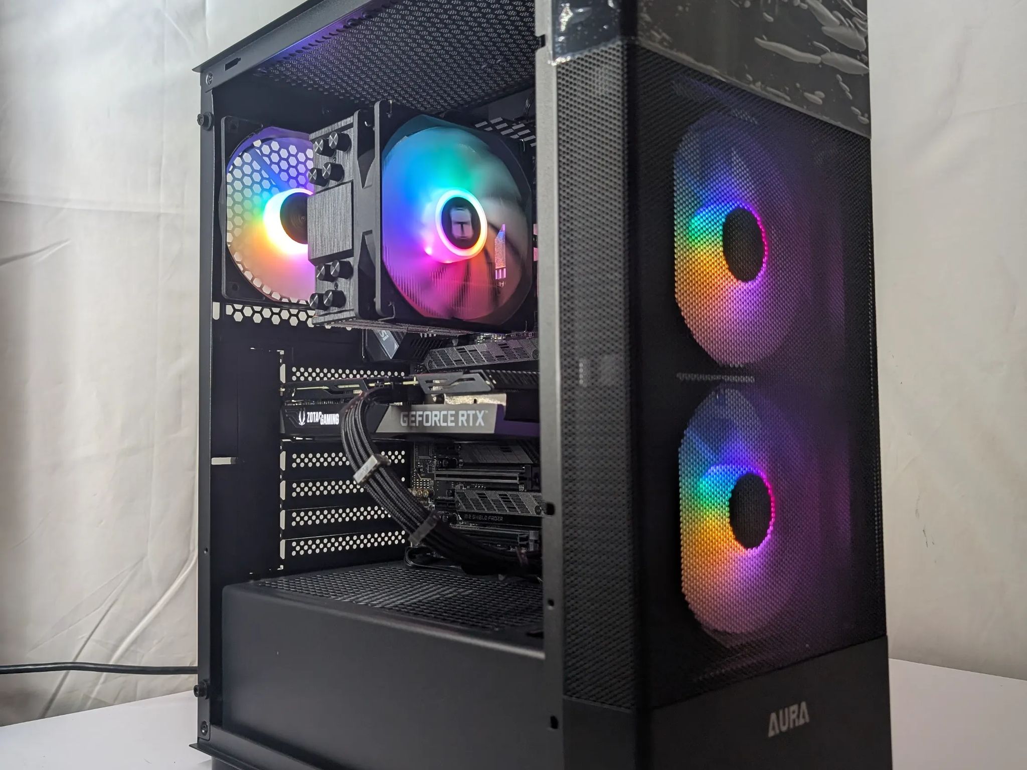 🔥 High-Performance Gaming PC – i7-10700K | RTX 3060 Ti | 32GB DDR4 | 1TB NVMe SSD | Windows 11 🔥
