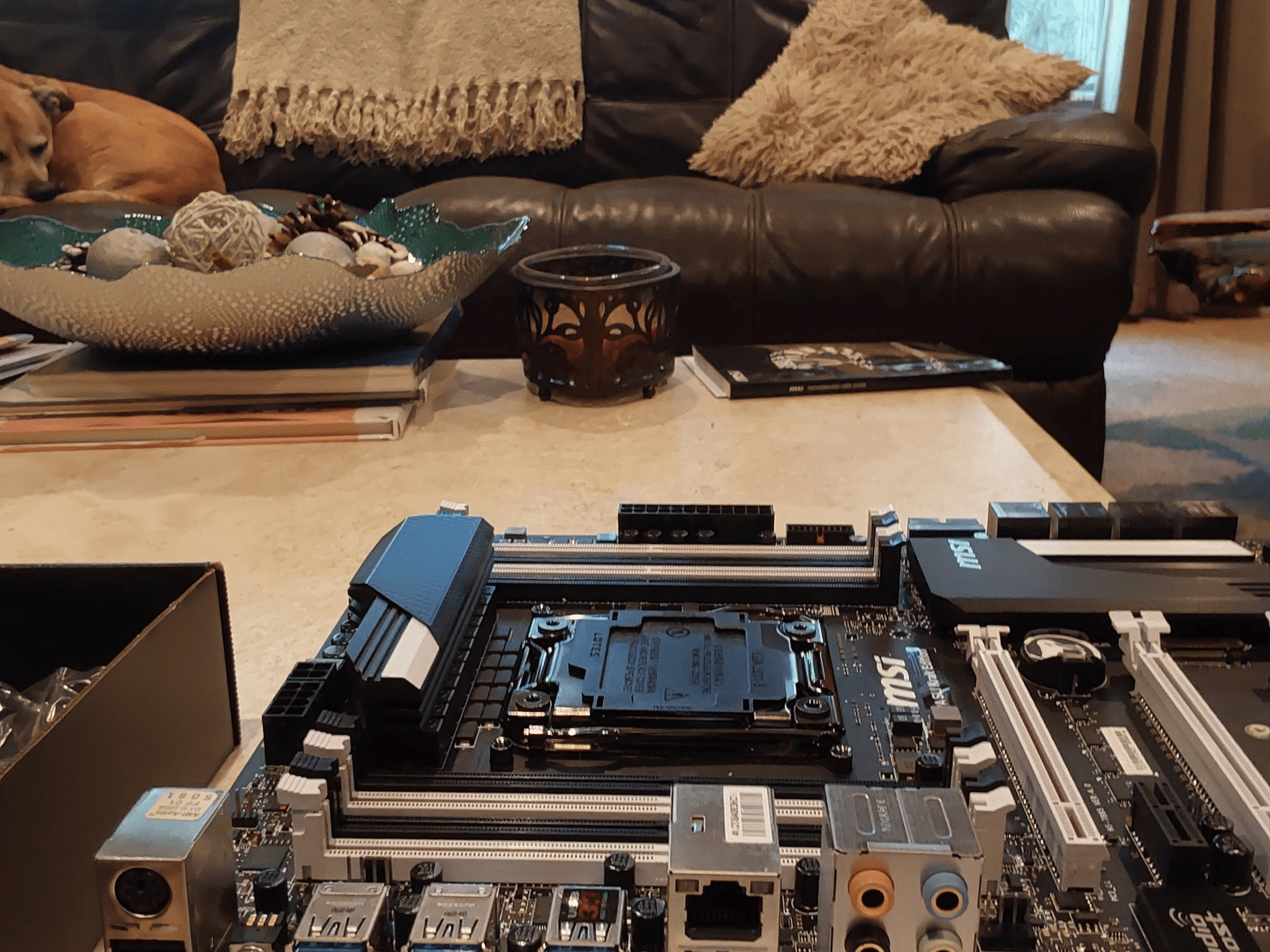 MSI Intel X99A SLI KRAIT Edition Motherboard. Pre-owned, in original retail box
