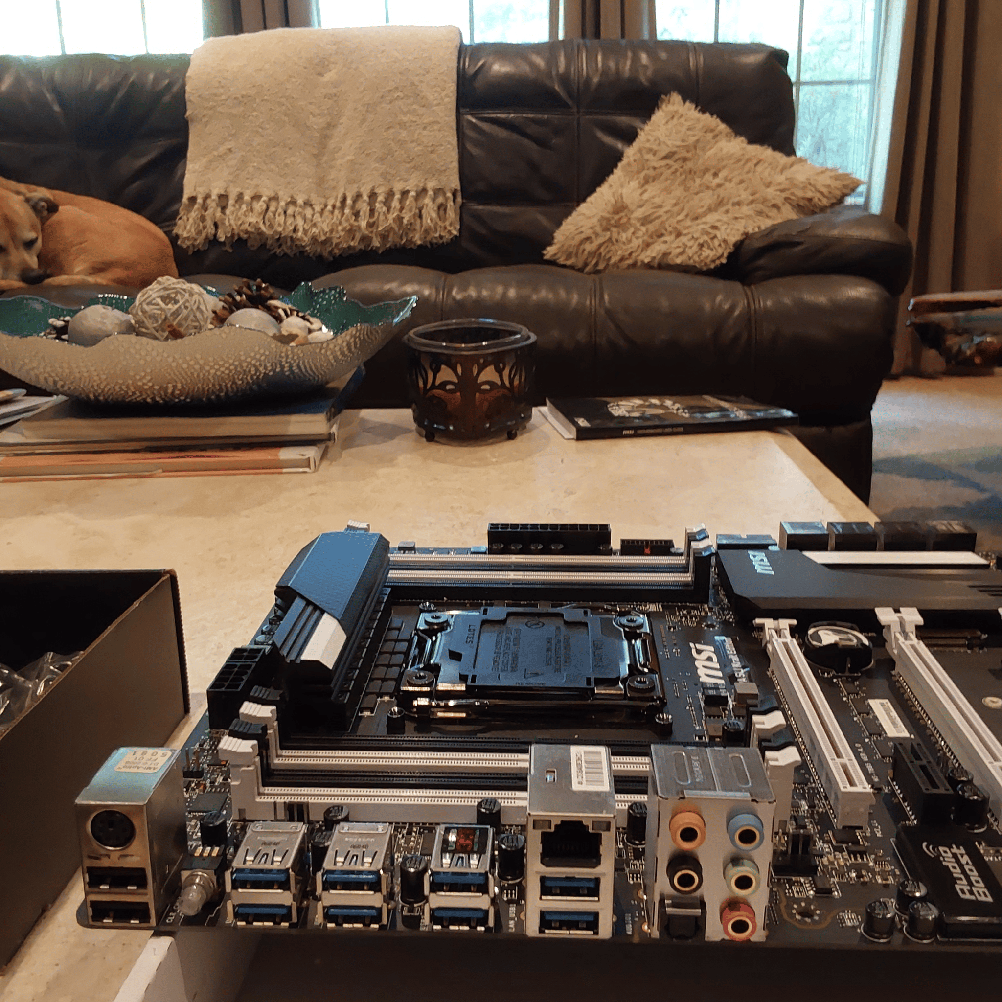 MSI Intel X99A SLI KRAIT Edition Motherboard. Pre-owned, in original retail box