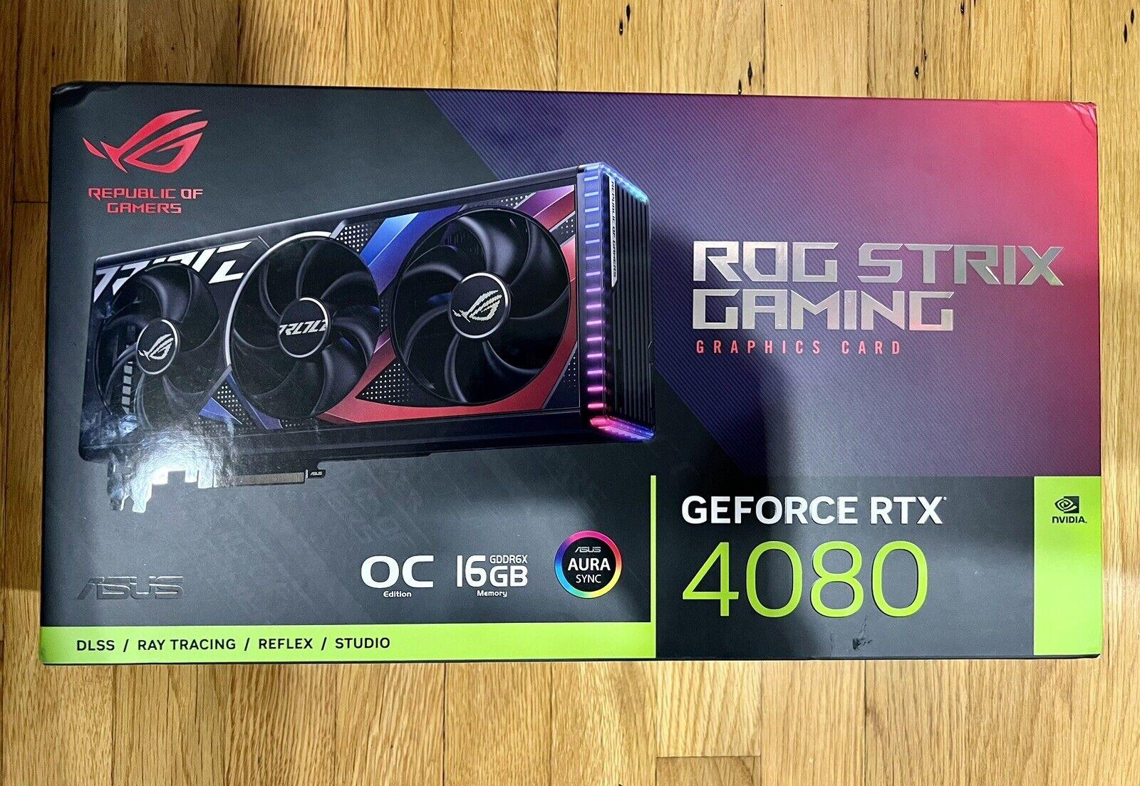 Asus ROG Strix RTX 4080 New in box