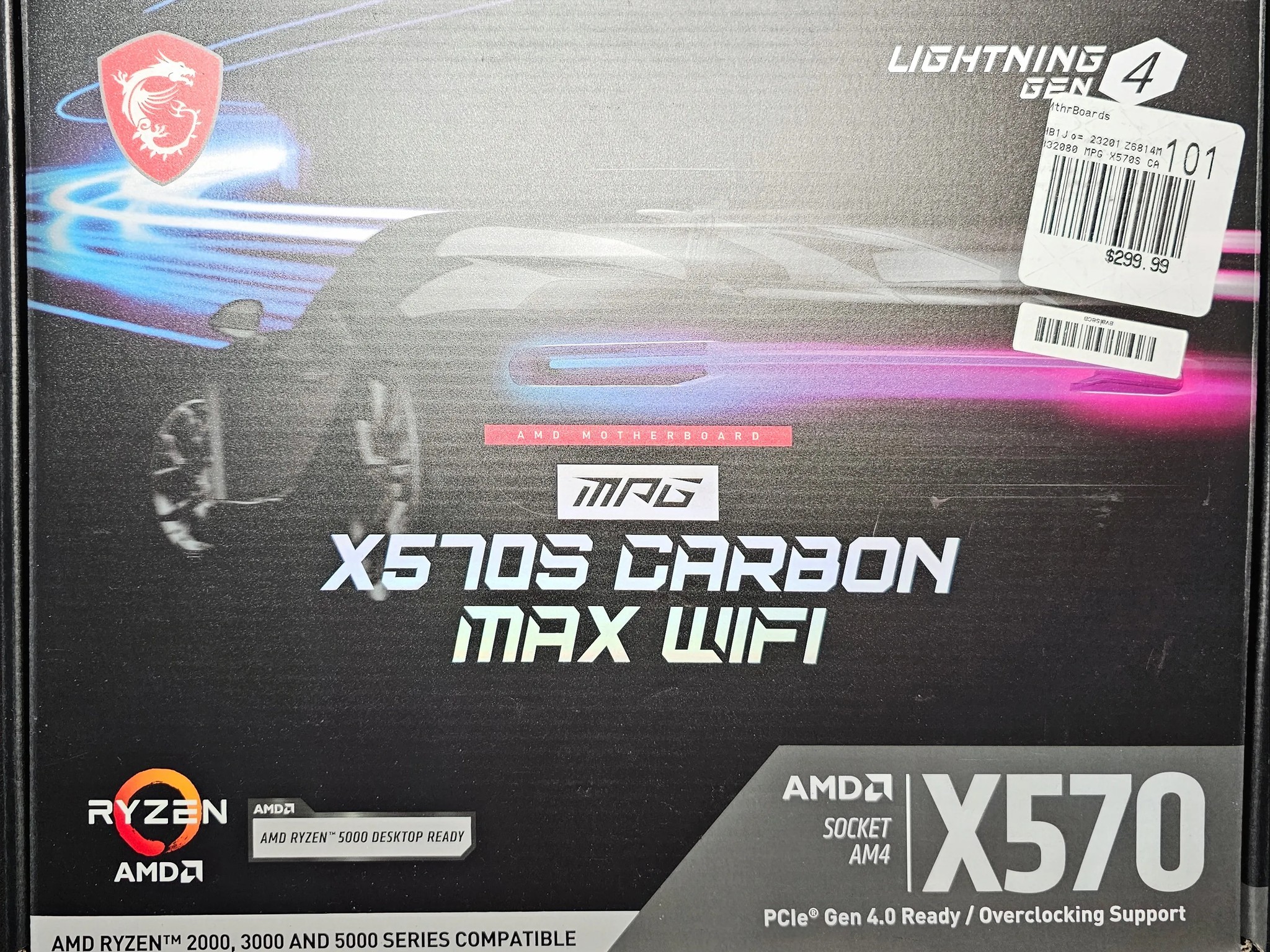 X570S Motherboard, Ryzen 9 CPU, 64GB RAM, 2TB SSD, Windows 11 Pro