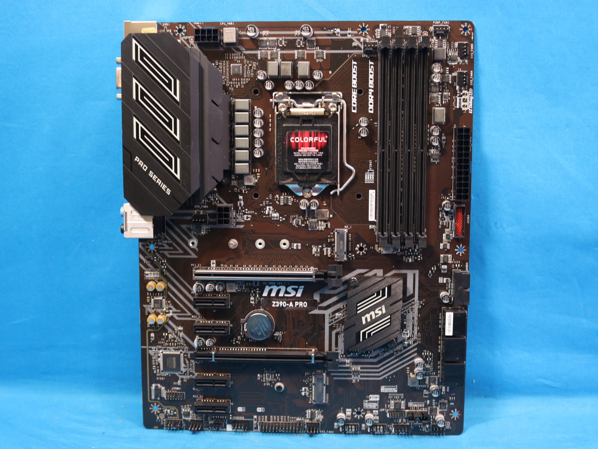 MSI Z390-A PRO Intel LGA1151/Socket H4 DDR4 ATX Desktop Motherboard No I/O Shield - 4142962189