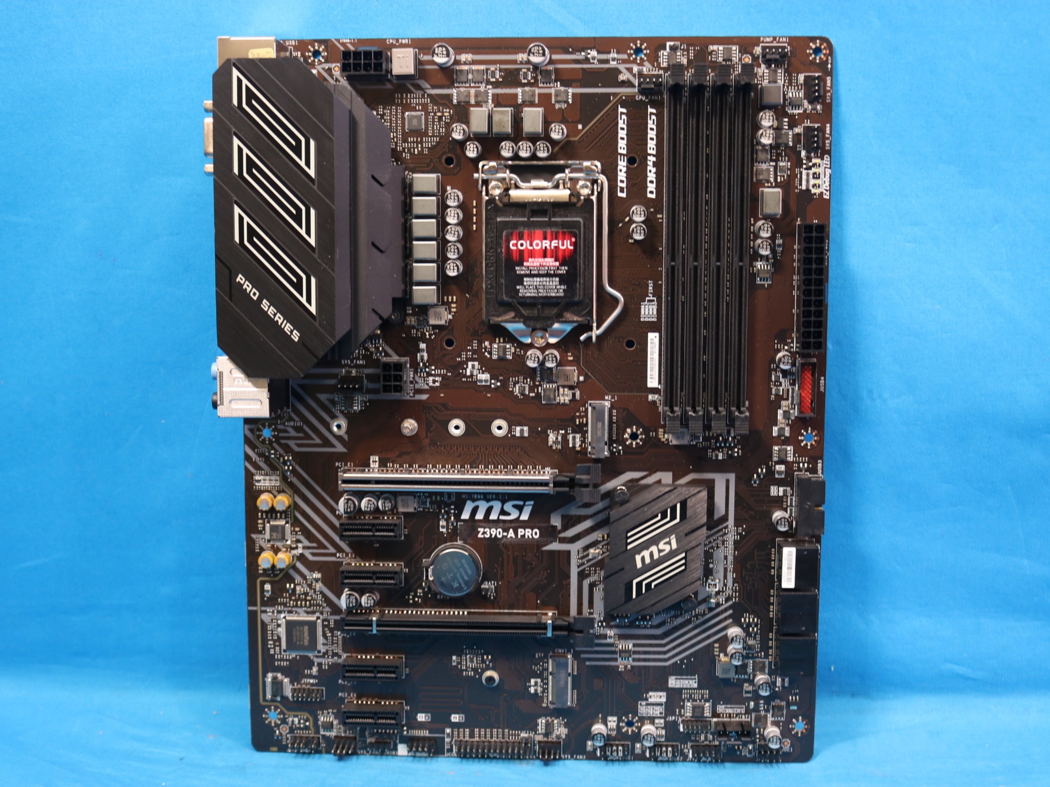 MSI Z390-A PRO Intel LGA1151/Socket H4 DDR4 ATX Desktop Motherboard No I/O Shield - 4142962189