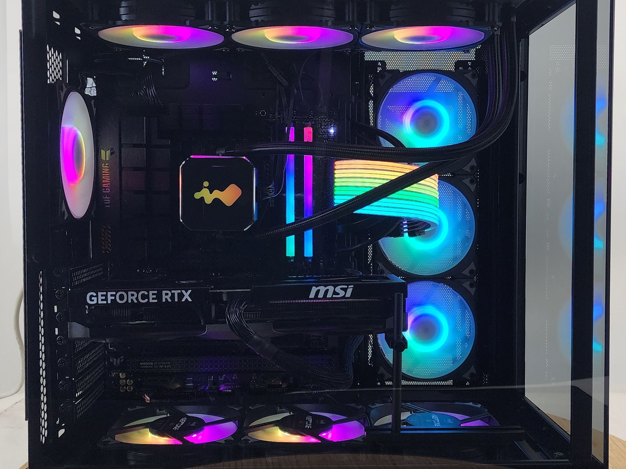 Gaming PC Ryzen 9 9950X3D 32GB RAM 2TB SSD RTX 5070 Ti 16GB Windows 11 Computer
