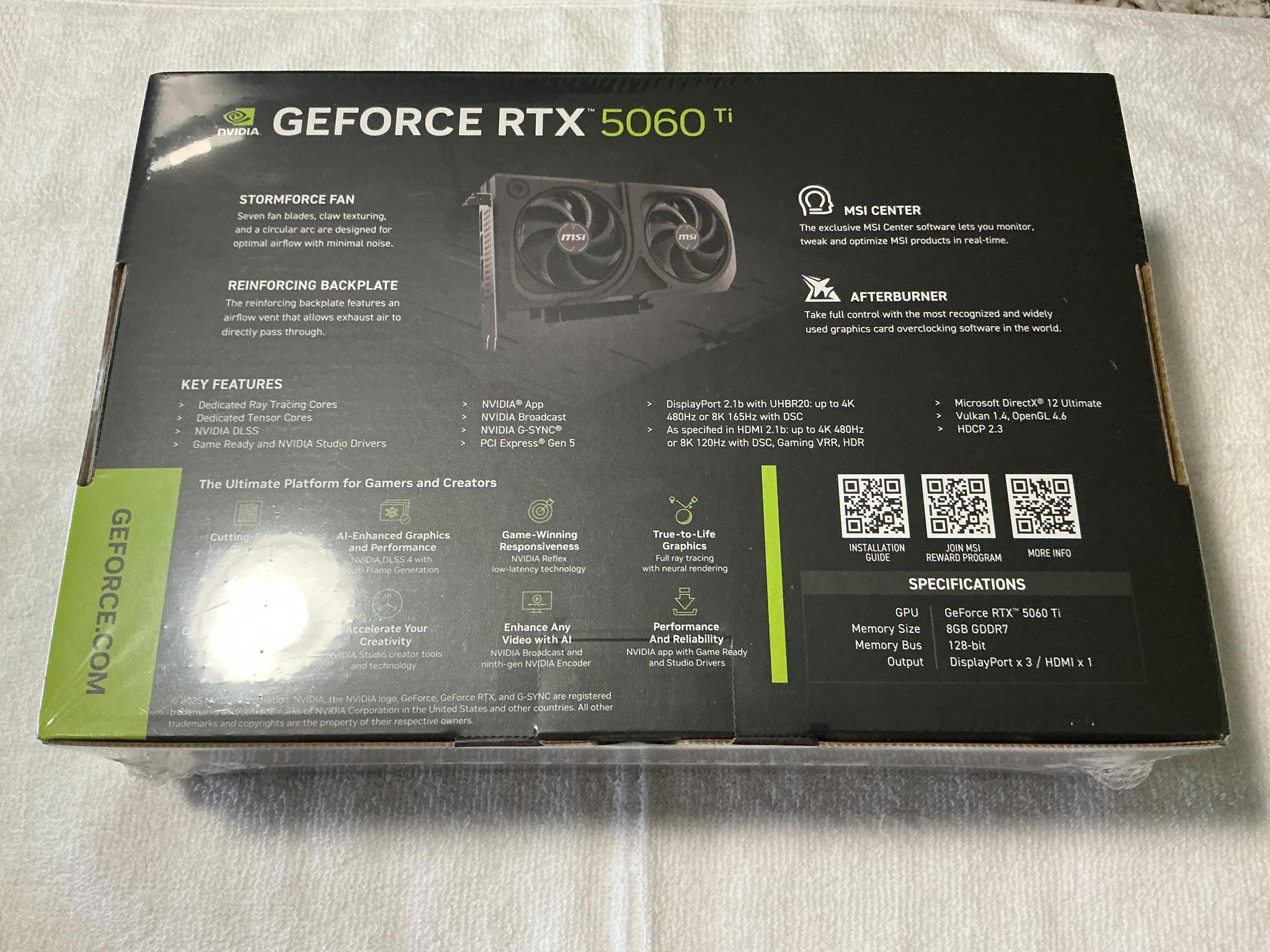 NVIDIA GeForce RTX 5060 Ti 8GB - Image 2