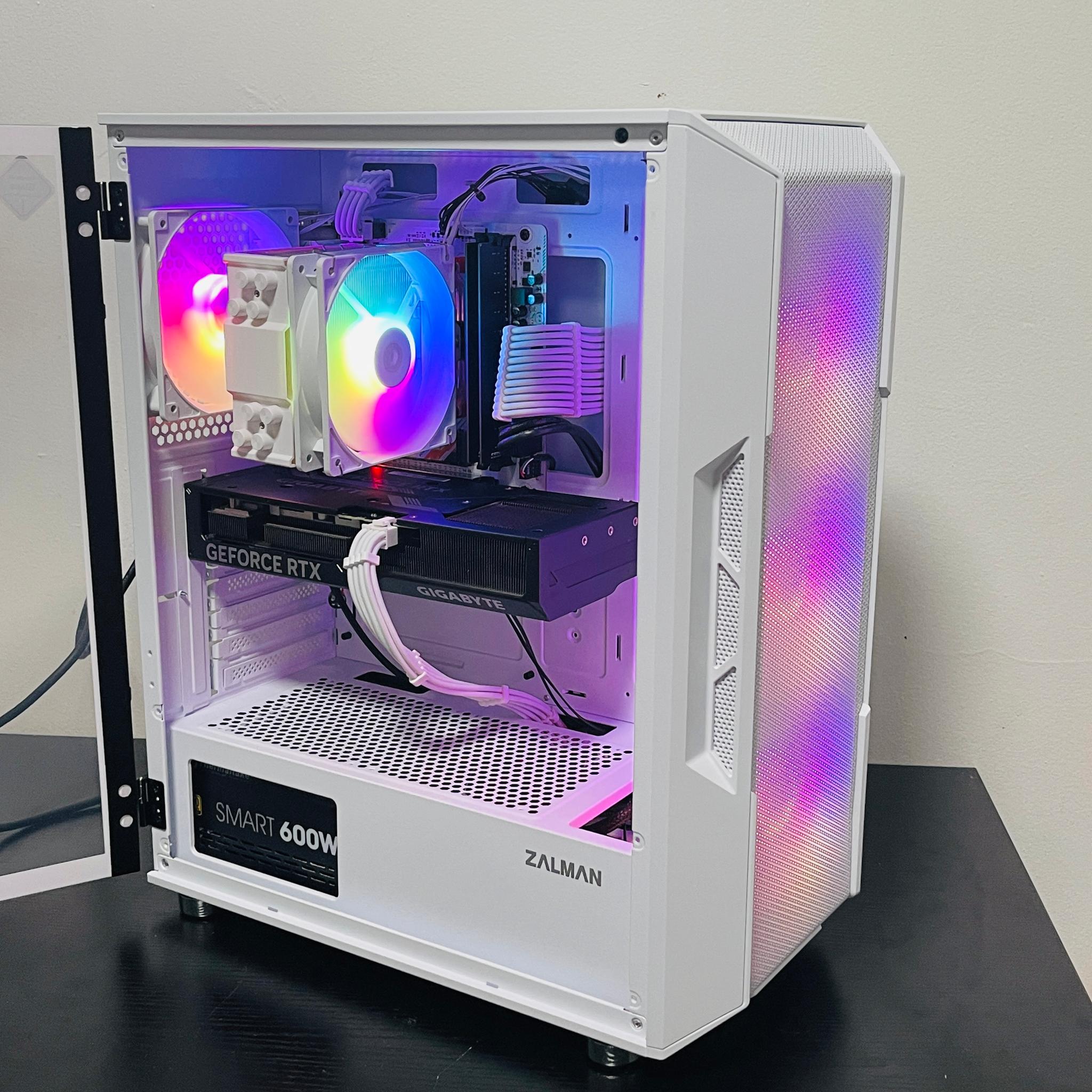 RTX 4070 12GB | Ryzen 7 5700X | 32GB DDR4 | 1TB NVME M2 SSD | Win11 | WIFI+BT | Custom Gaming PC