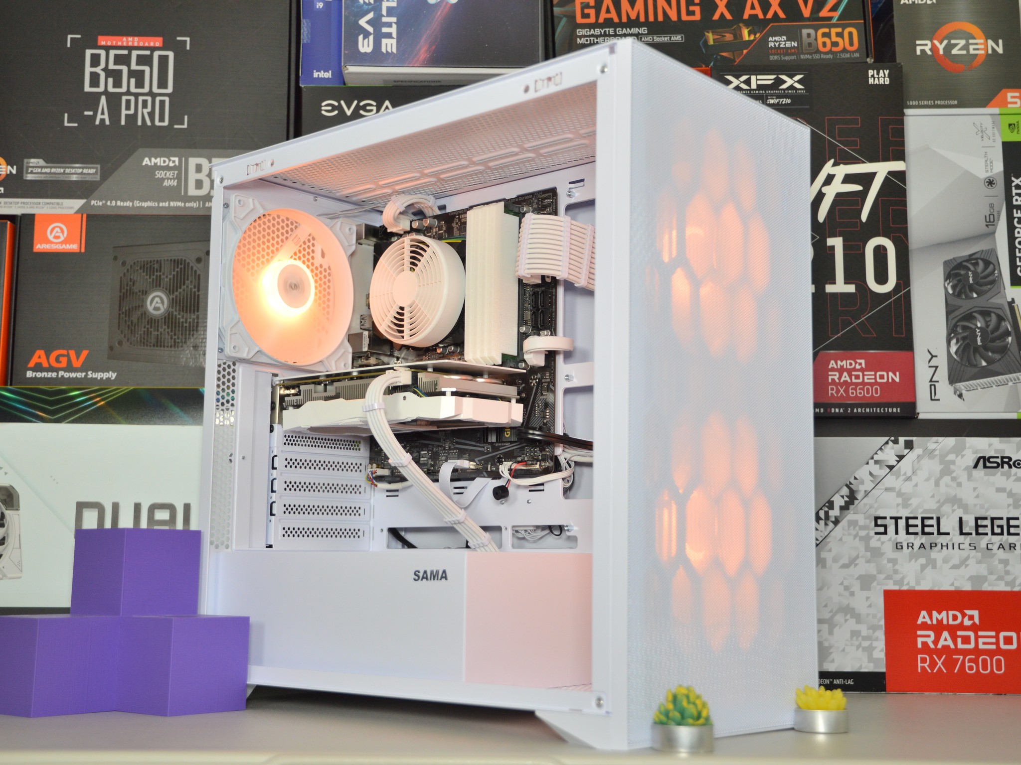 🧊🧊| RTX 2060 SUPER 6GB | INTEL i3-10100 | 16GB DDR4 RAM | 1 TB Storage | Ice Box 3.0 |