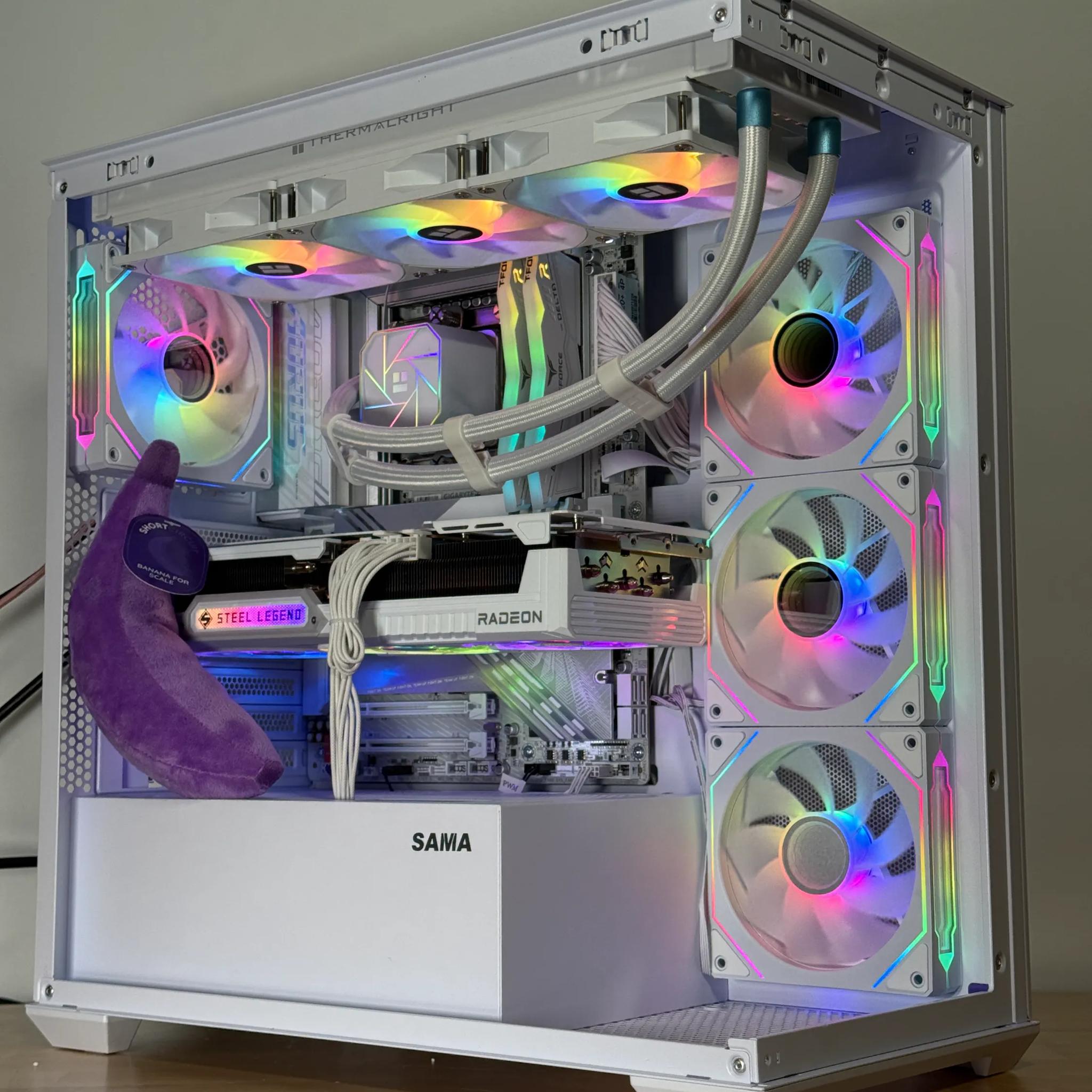 AMD RX 9070XT Intel Core Ultra 7 265k Gaming PC