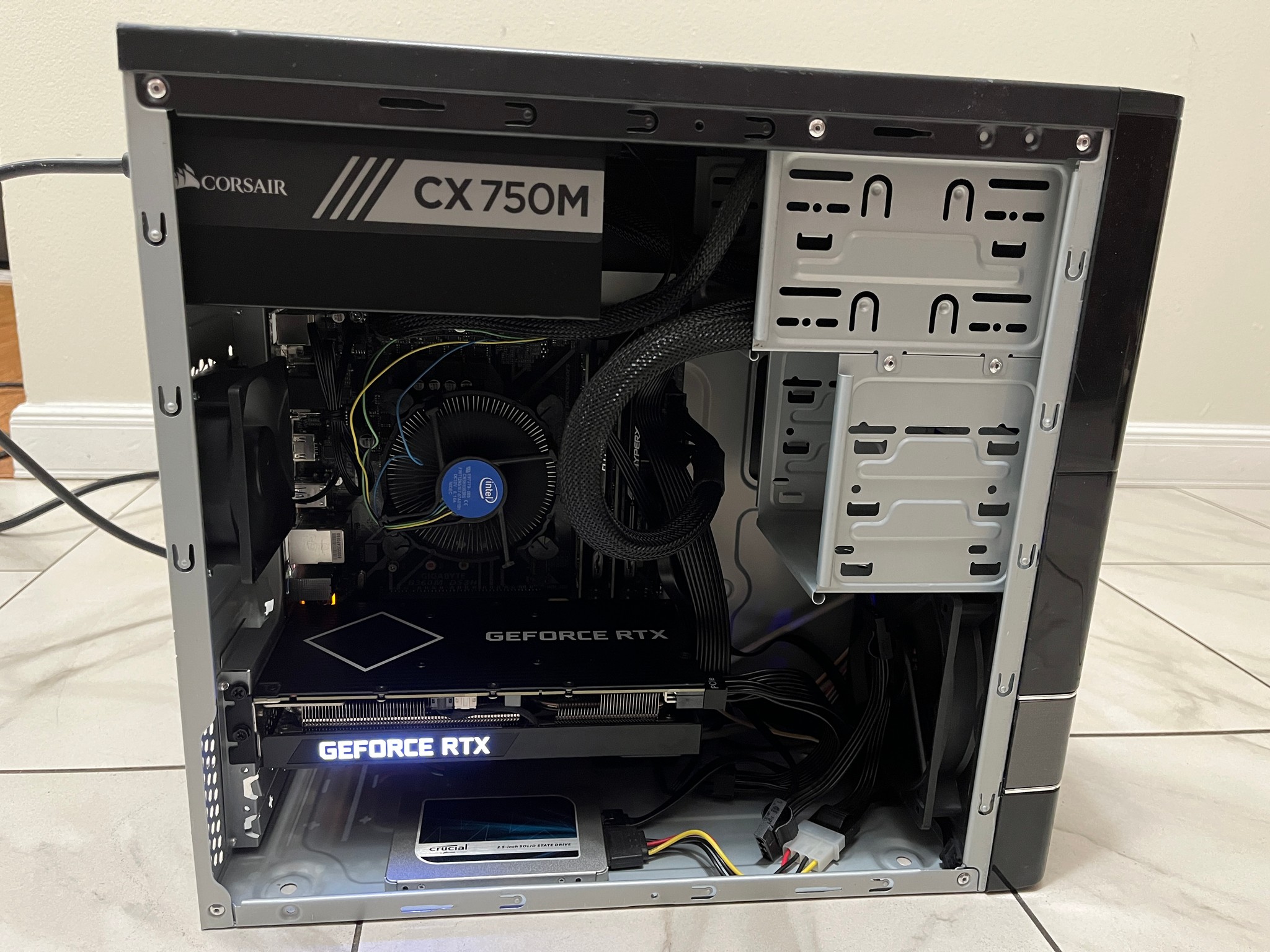 NVIDIA RTX 3060 Ti, Intel Core i5-8600, 16GB RAM, 500GB SSD - Sleeper Gaming PC w/ Wi-Fi & BT