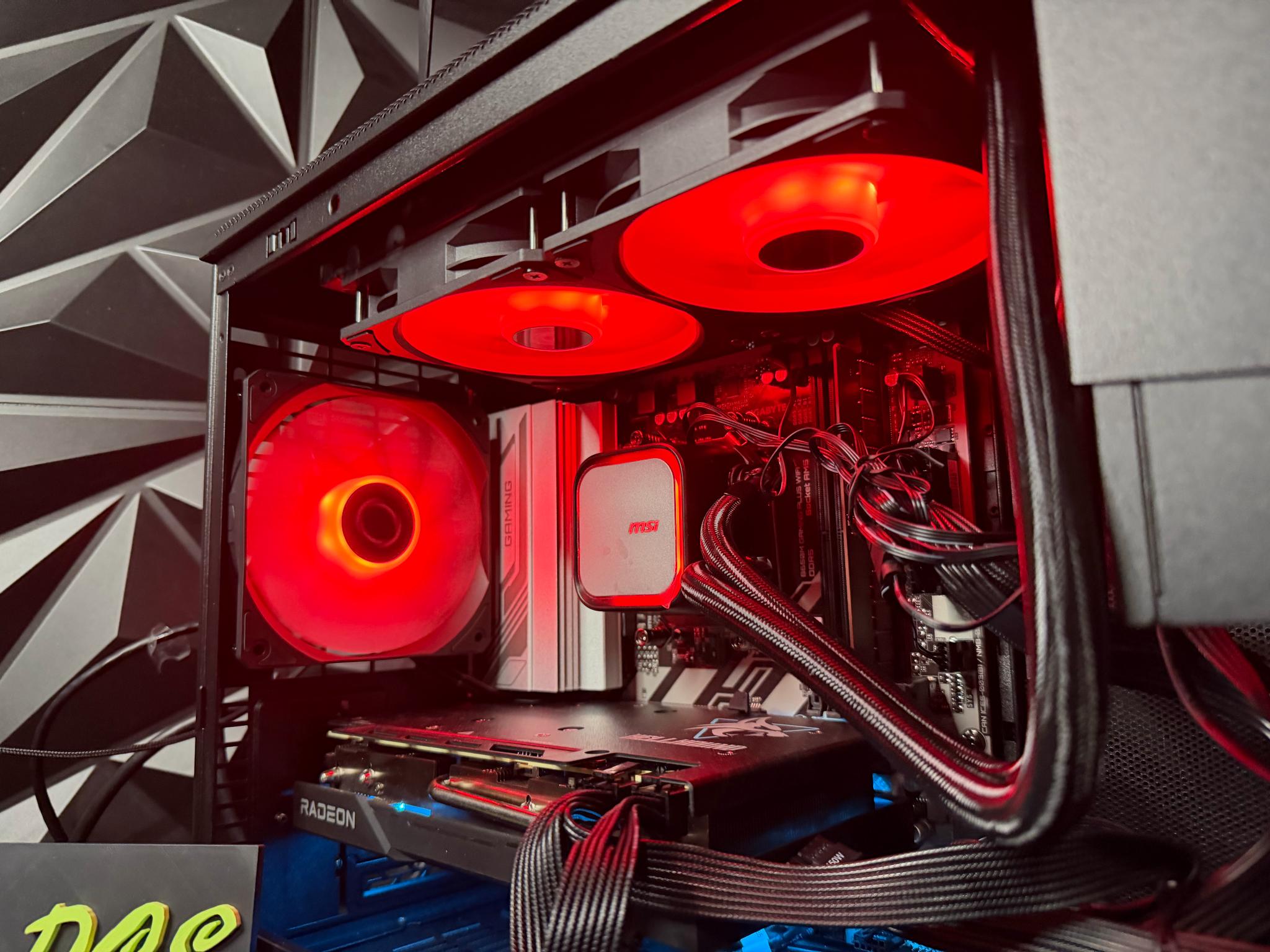 💀🔥 Mid DaDDY 76 🔥💀 Ryzen 5 7600X| RX 7600XT 16 GB| 32 GB DDR5| 1.25 TB NVMe| 650W PSU