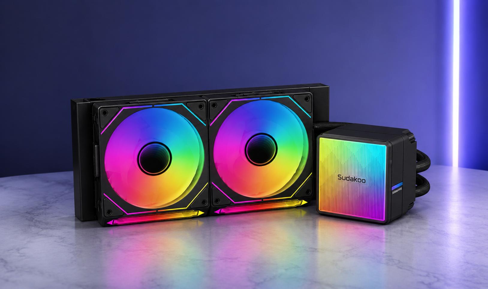 AIO CPU COOLER Sudokoo NEXAURA 240 Black Edition Infinity Mirrors Plus Edition