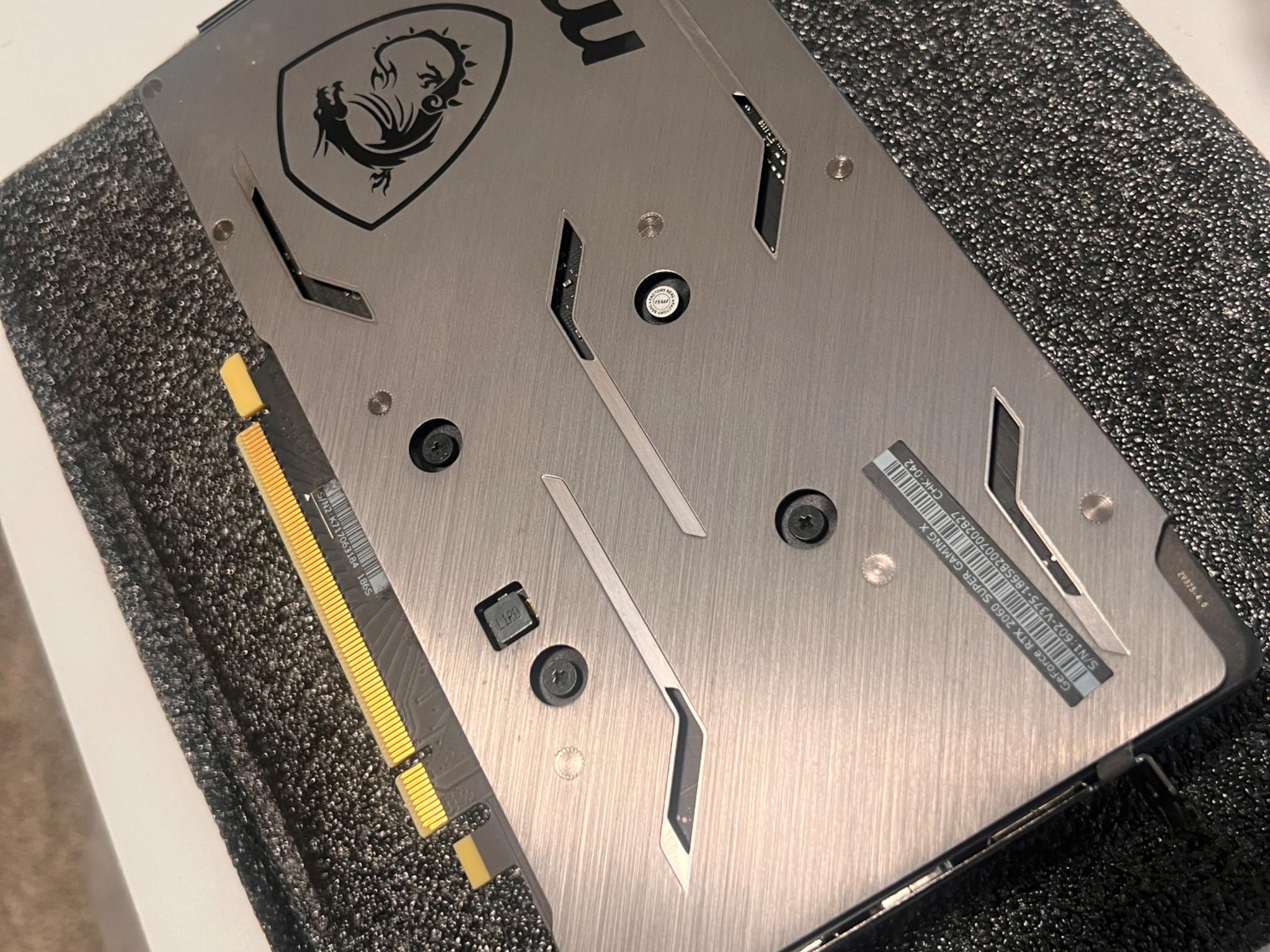 2060 S MSI Nvidia GPU 8 GB