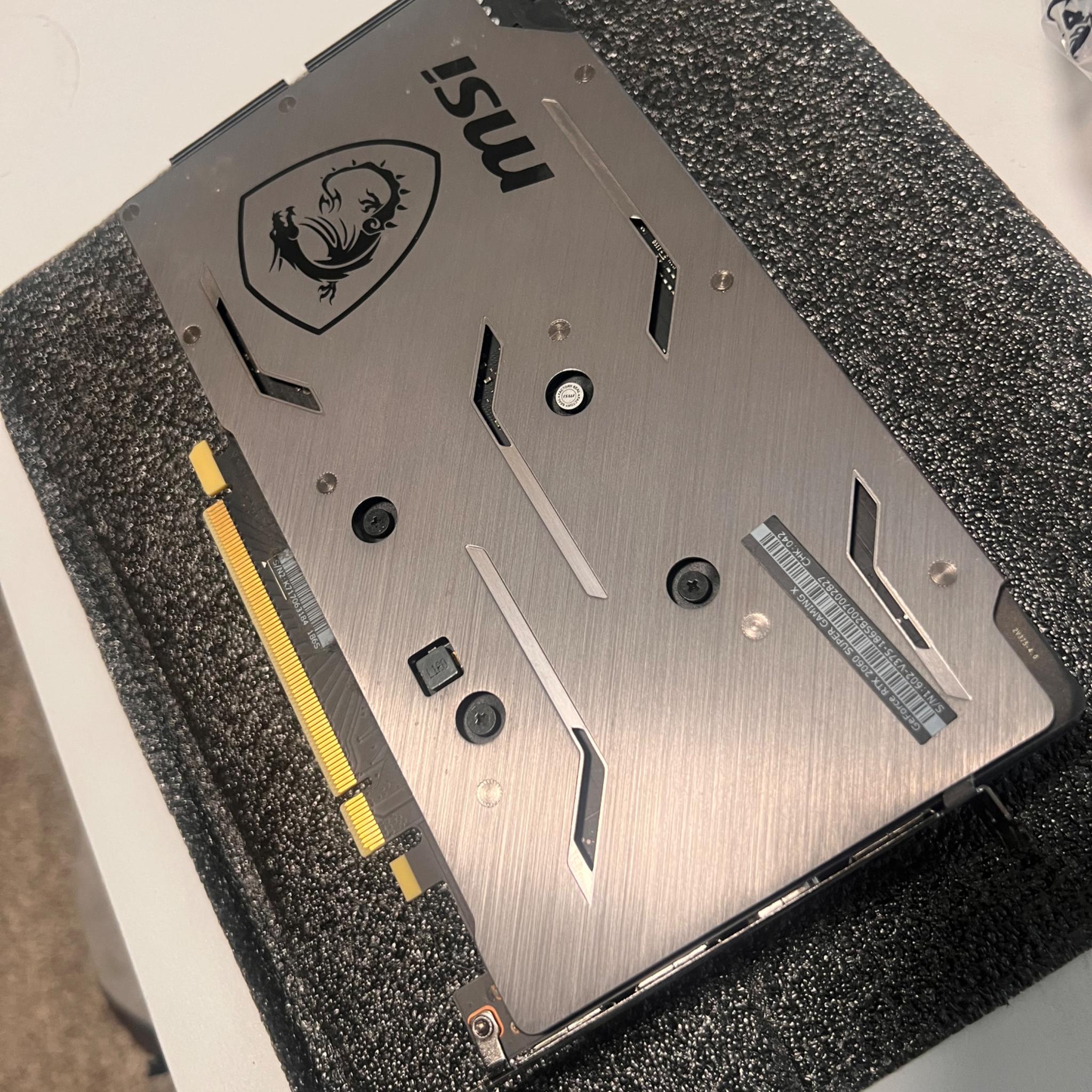 2060 S MSI Nvidia GPU 8 GB