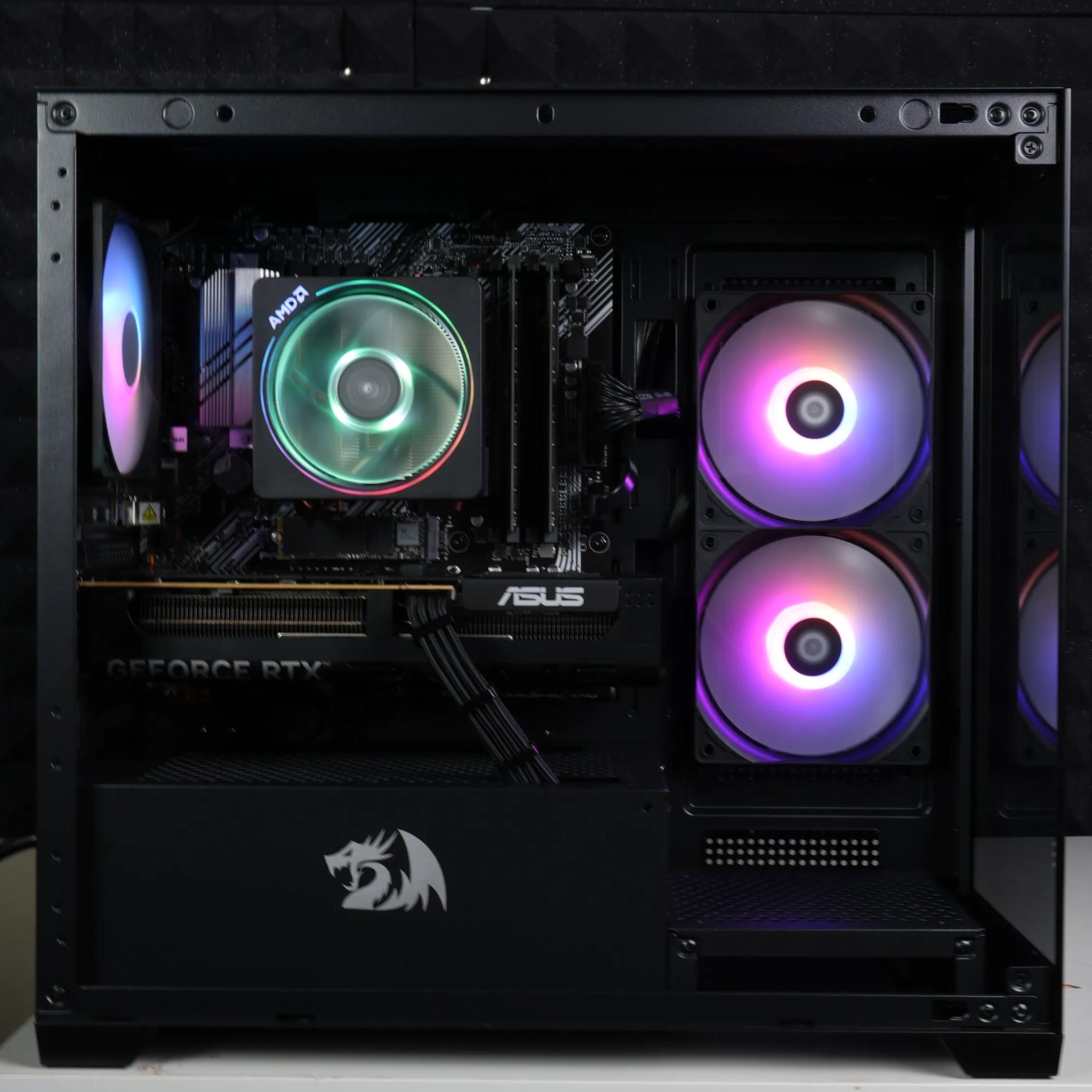 ⚫ Ryzen 5 5500/RTX 5060 8 GB Gaming/Streaming PC ⚫