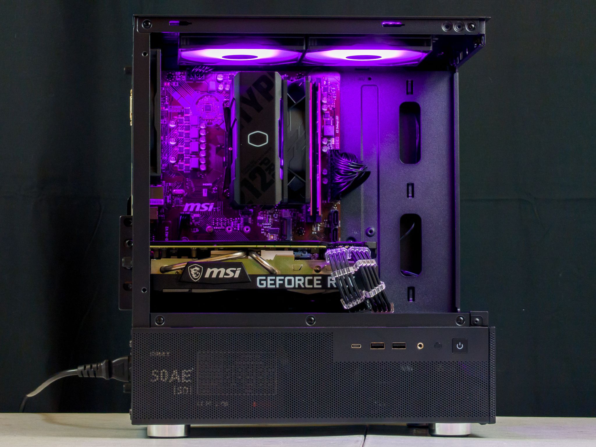💜🖤 RTX 3070 / Ryzen 7 3700X / 32GB Gaming PC 🖤💜
