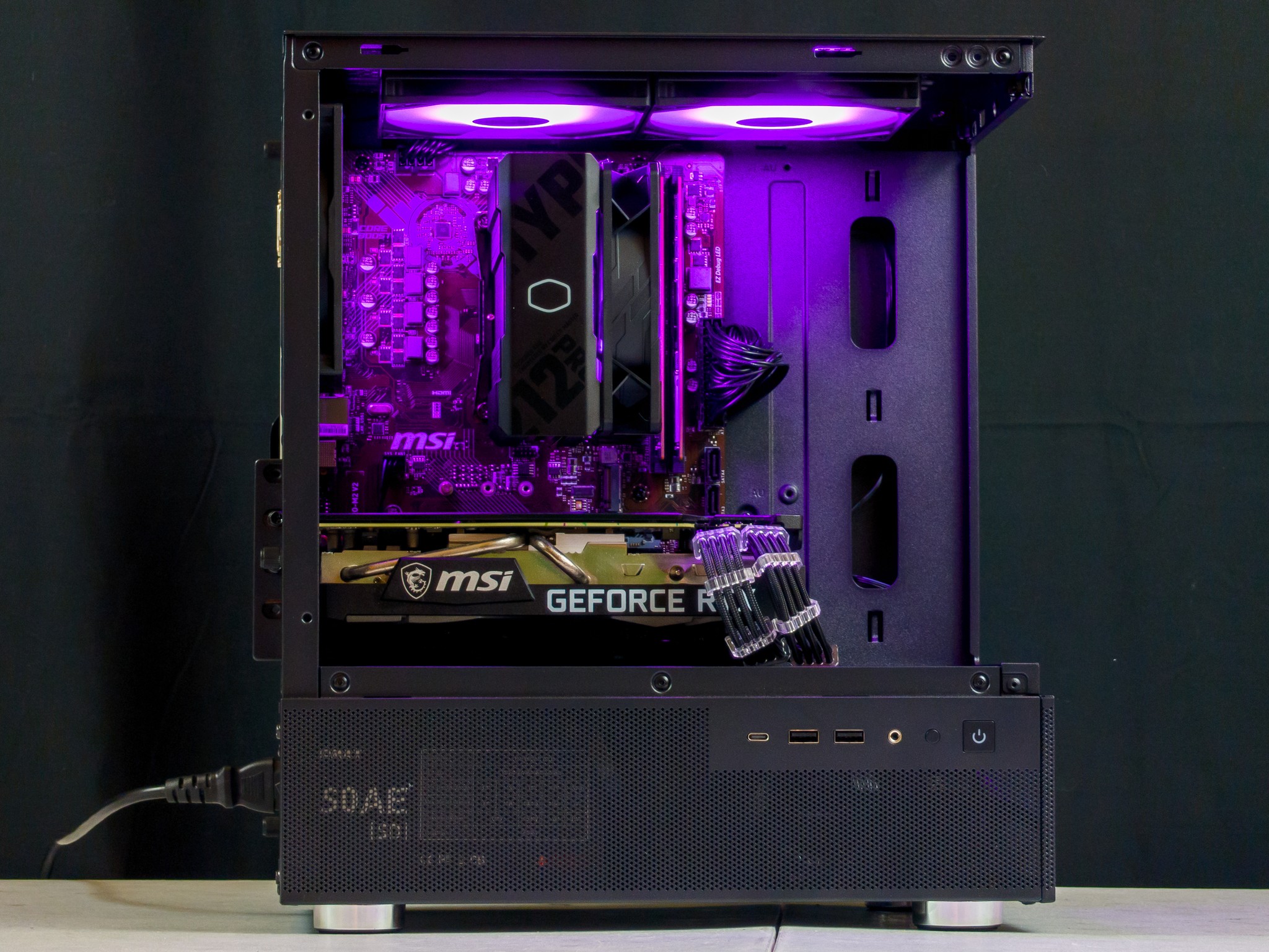 💜🖤 RTX 3070 / Ryzen 7 3700X / 32GB Gaming PC 🖤💜