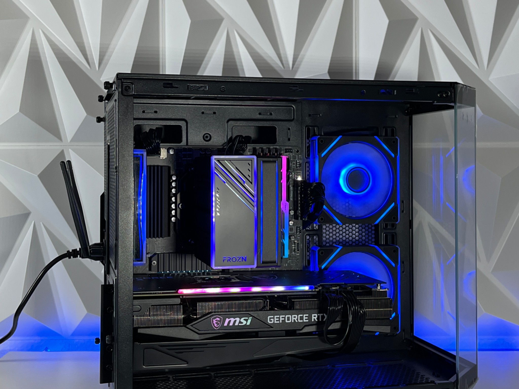RTX 3070 TRIO, Ryzen 7 5800X, 32GB RAM | Black RGB Gaming Computer