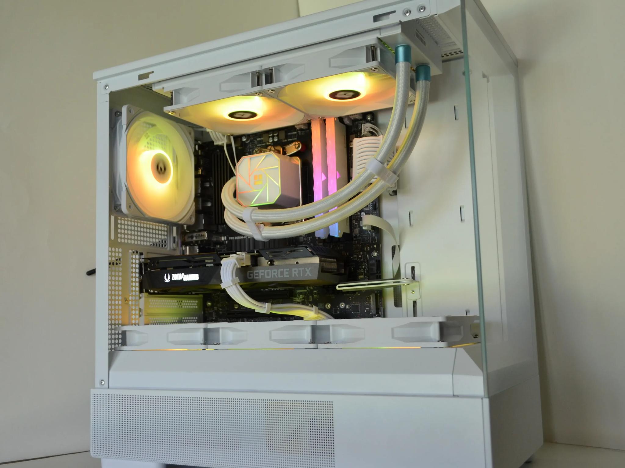 ❄️Glacier🧊- RTX 3060 Ti - Ryzen 5 5500 - 1tb NVME - 16gb RAM - 💧Liquid Cooled🧊