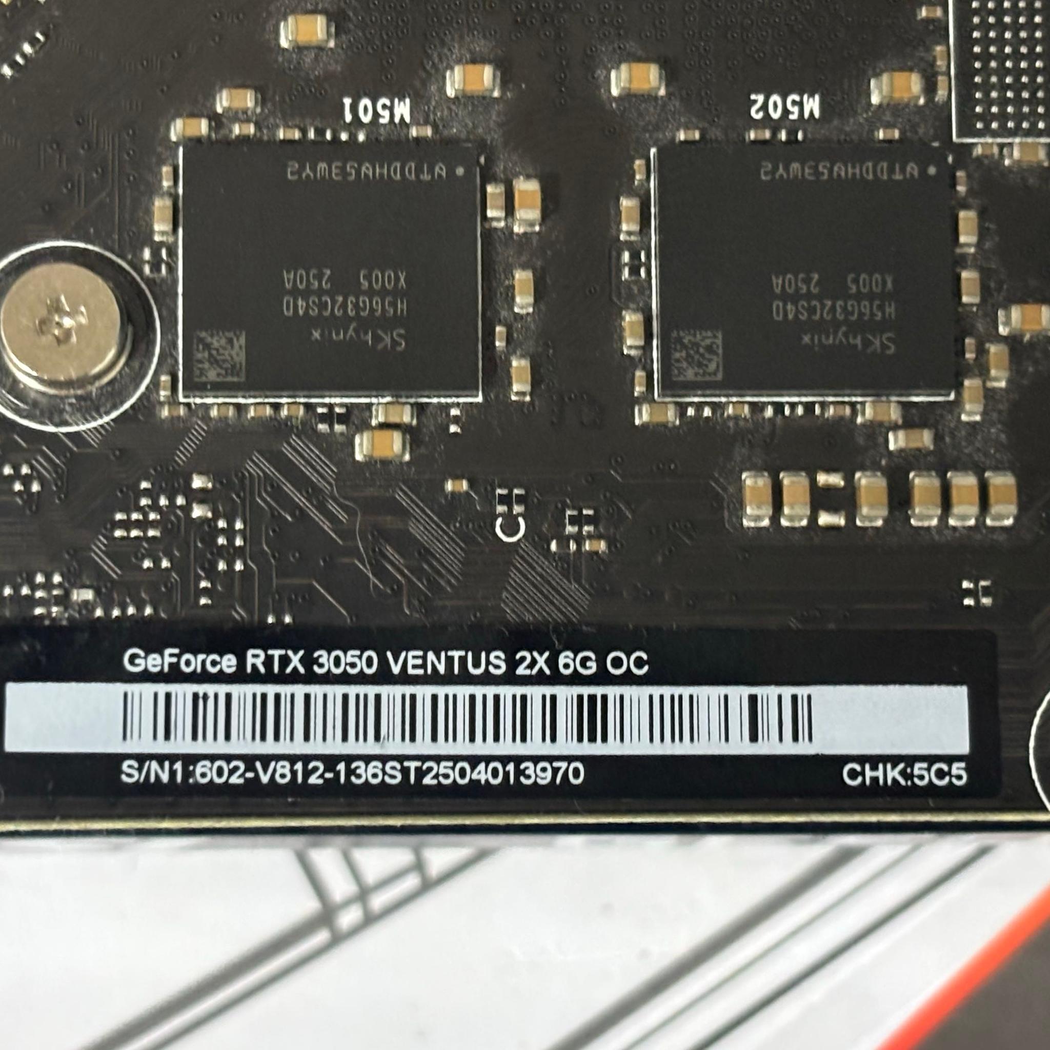 MSI VENTUS 2X GeForce RTX 3050 6GB