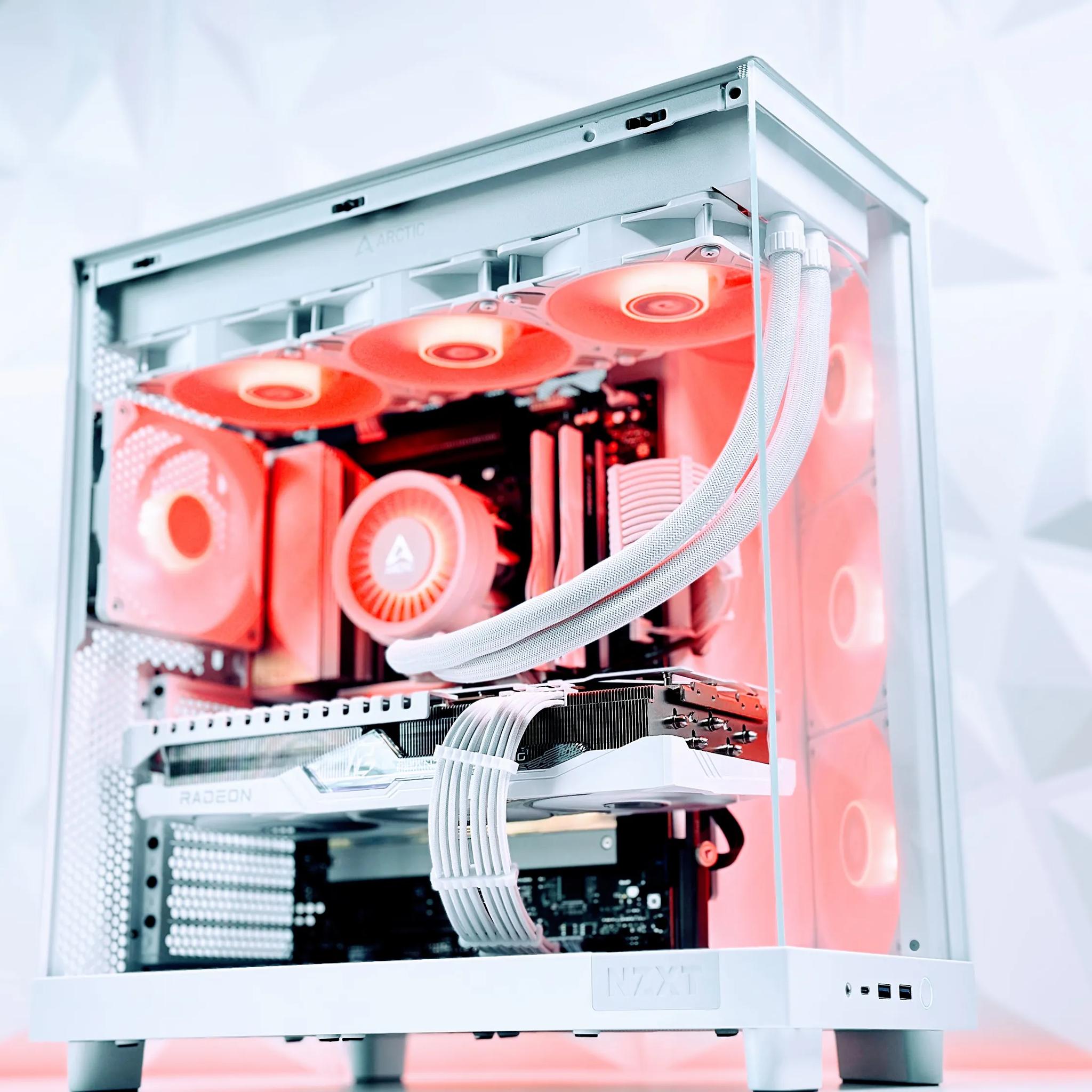 ❄️🤍🐻‍❄️Artic⚪AMD RX 7900 XT 20GB⚪AMD Ryzen 7 7700⚪32GB DDR5⚪1TB NVME