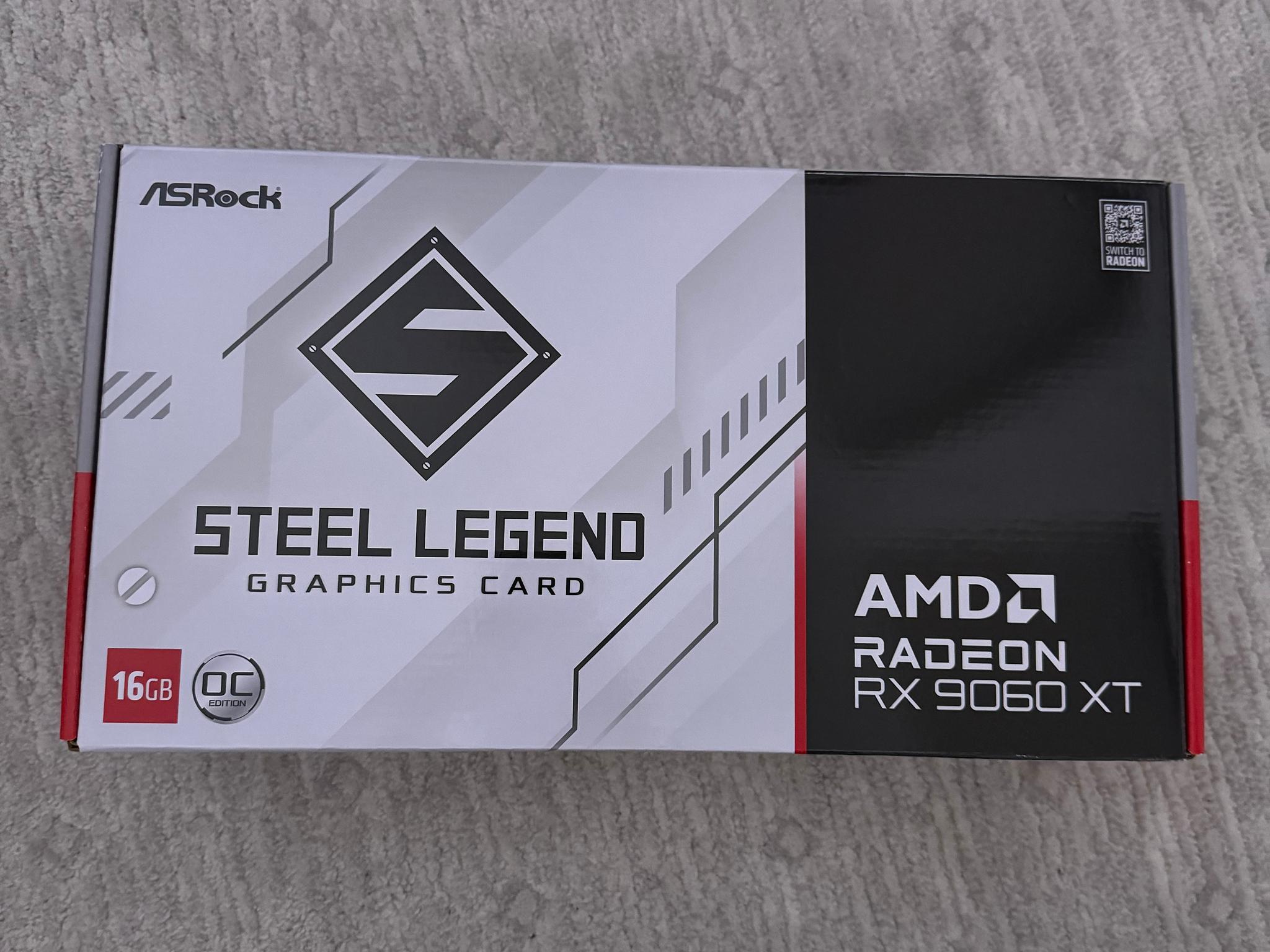 ASRock RX 9060 XT 16GB Steel Legend