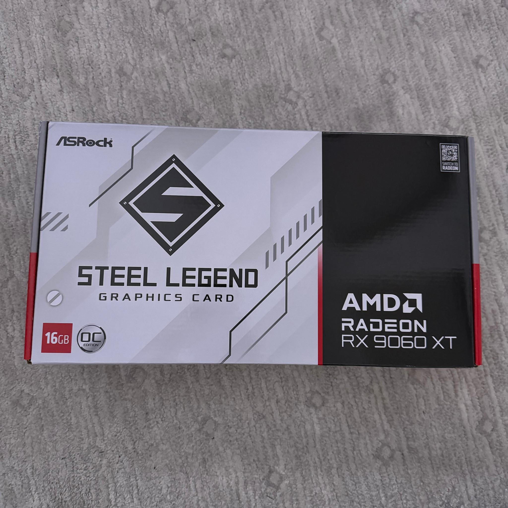 ASRock RX 9060 XT 16GB Steel Legend