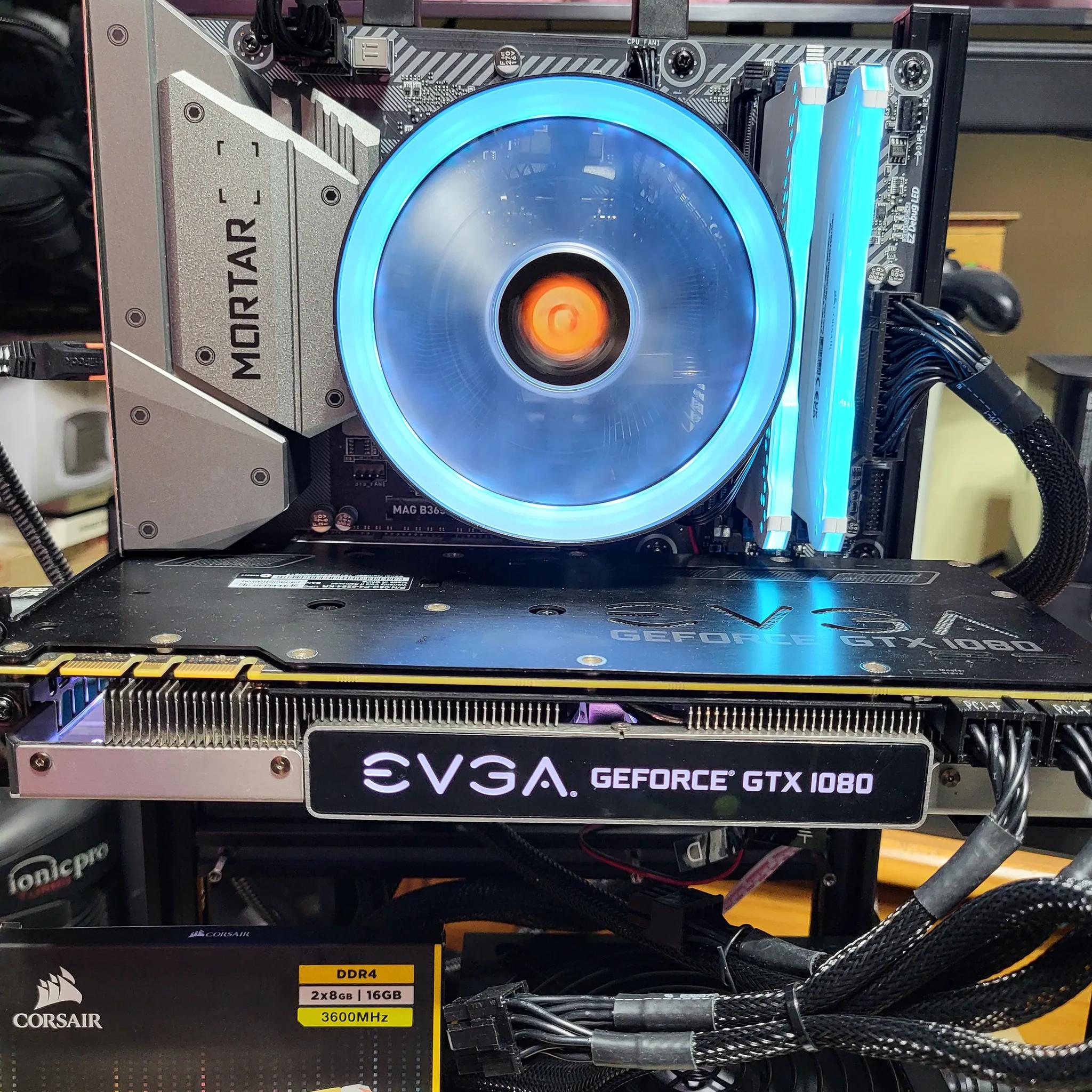 Sale!!!!  **MICRO ATX **  Mag Mortar B365m\ I5 8400 w/ rgb cooler, 16gb Ram and 1tb ssd