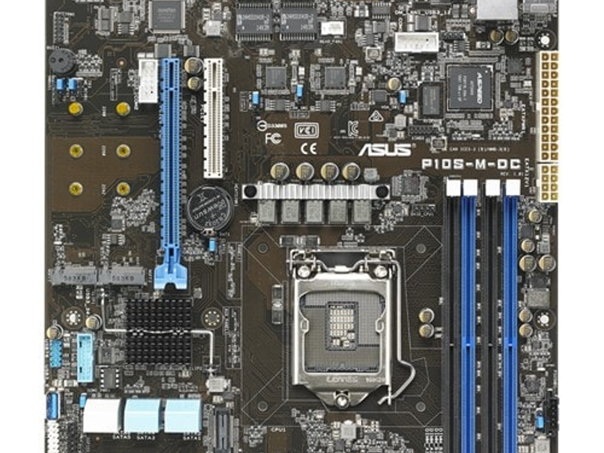 ASUS P10S-M-DC Intel C232 1151 LGA U ATX M.2 Desktop Motherboard A