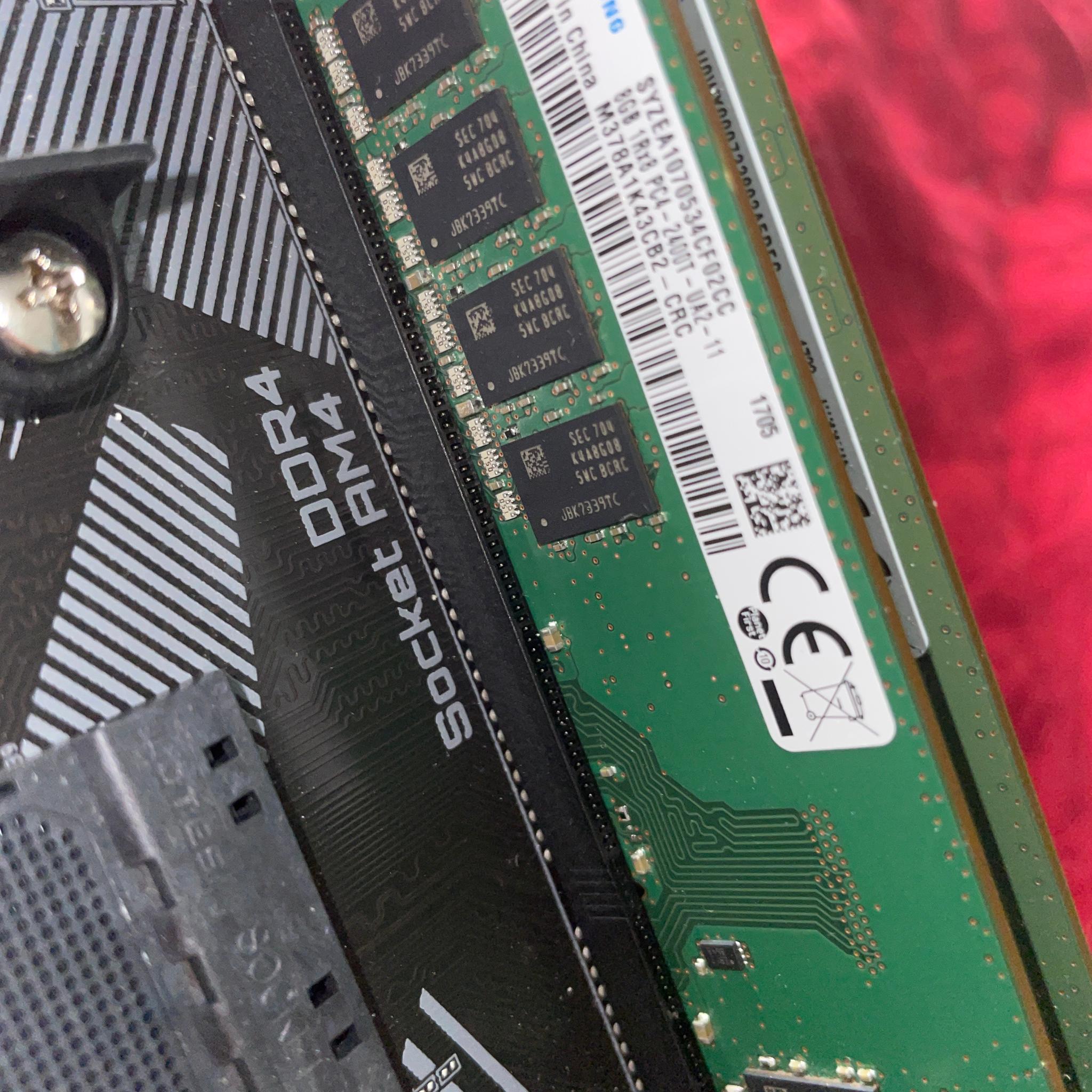 16 gigs Ddr4 ram and gigabyte a520