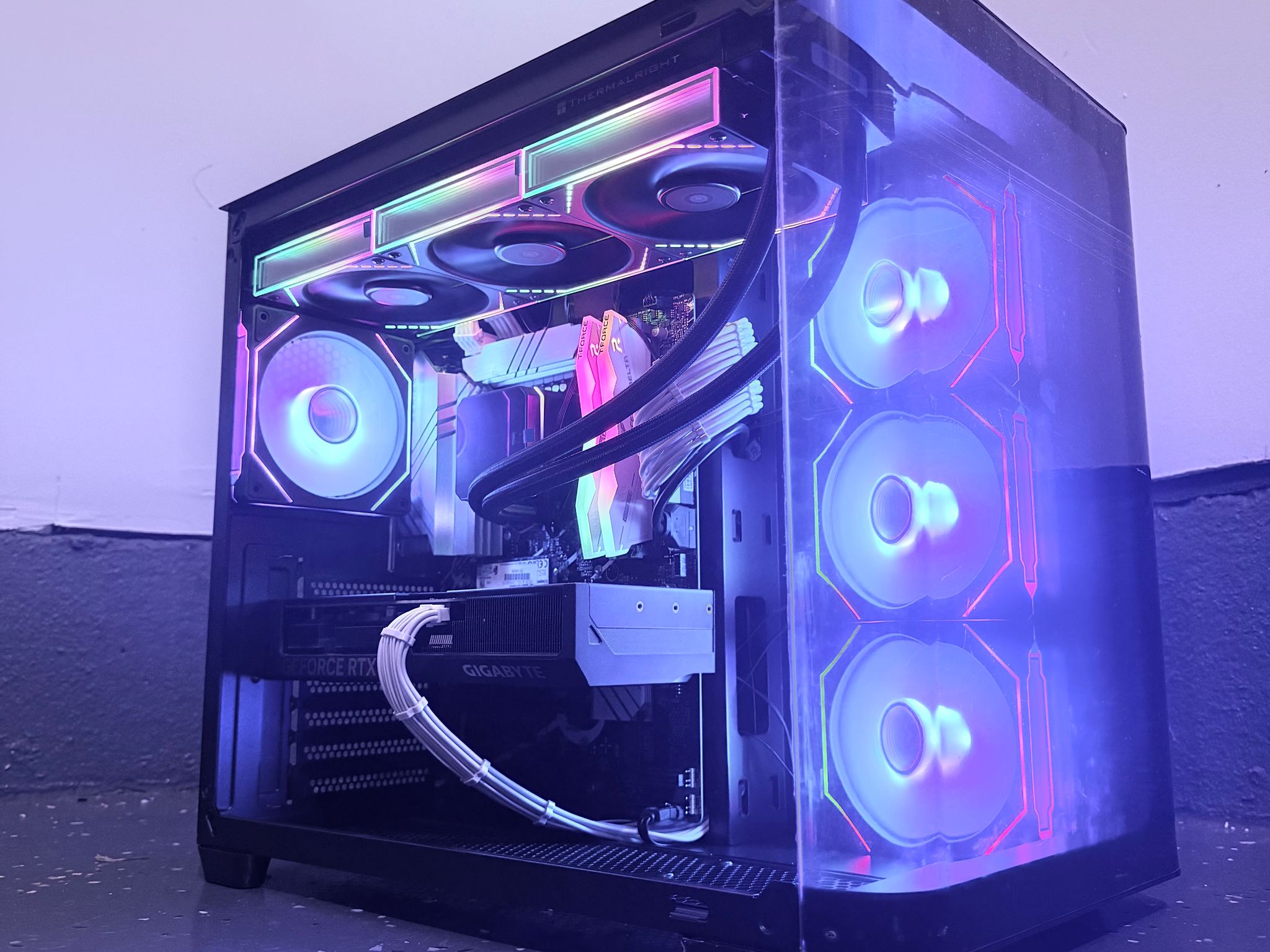 ⚫️"Aurora Rift"🌈 | 1440p Gaming | RTX 4070 Super | i9 12900K | 32B DDR5 | 3TB Storage | Free Ship