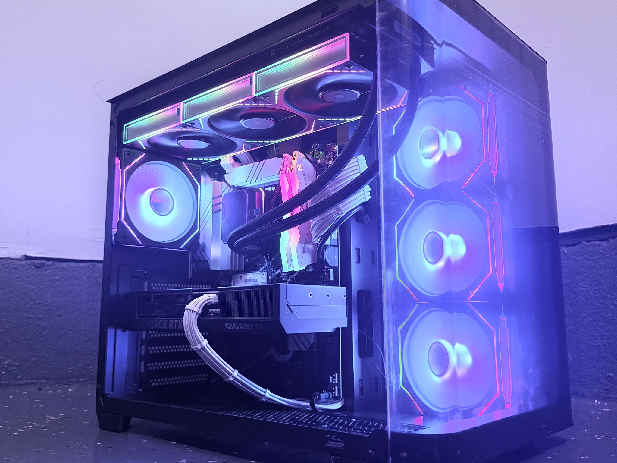⚫️"Aurora Rift"🌈 | 1440p Gaming | RTX 4070 Super | i9 12900K | 32B DDR5 | 3TB Storage | Free Ship