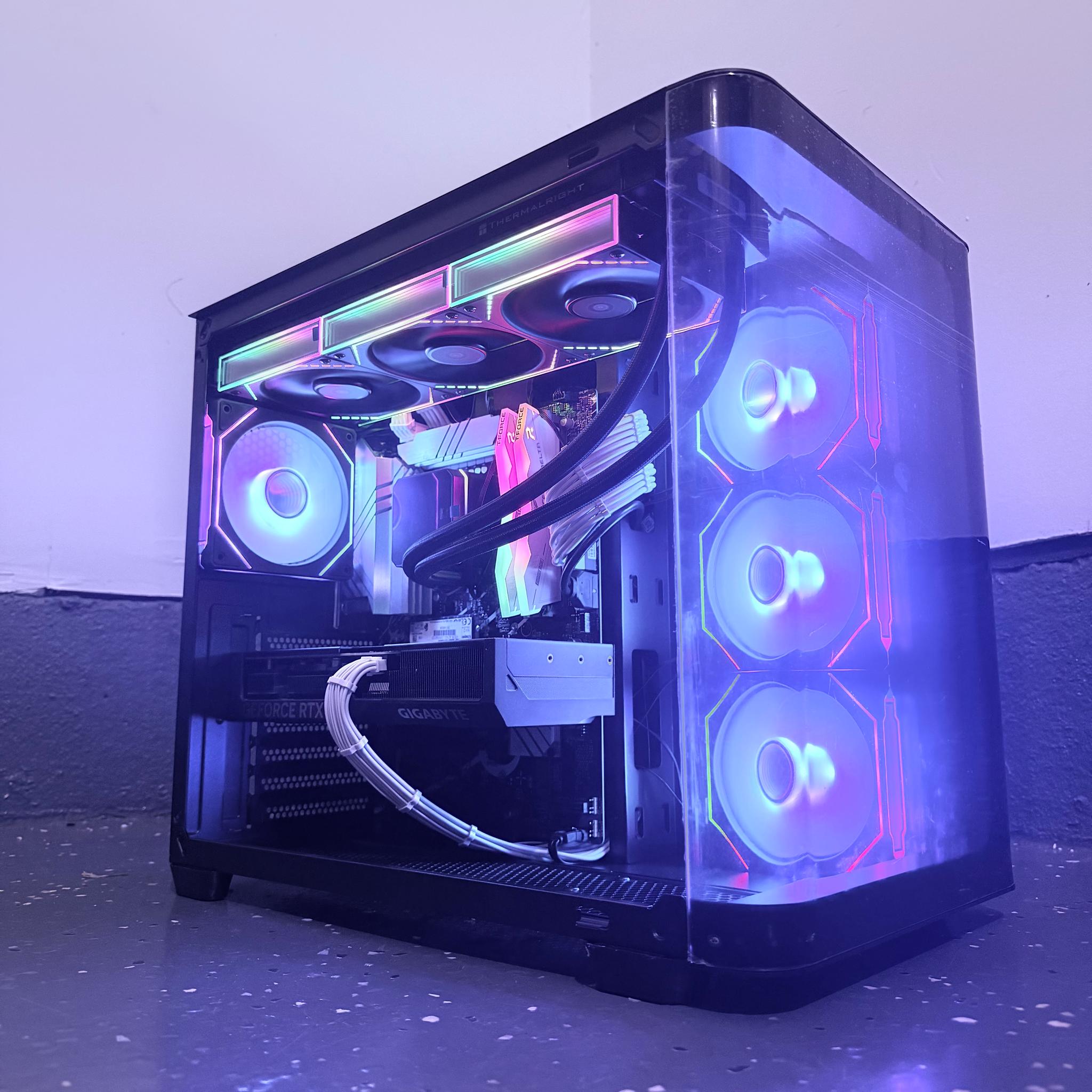 ⚫️"Aurora Rift"🌈 | 1440p Gaming | RTX 4070 Super | i9 12900K | 32B DDR5 | 3TB Storage | Free Ship