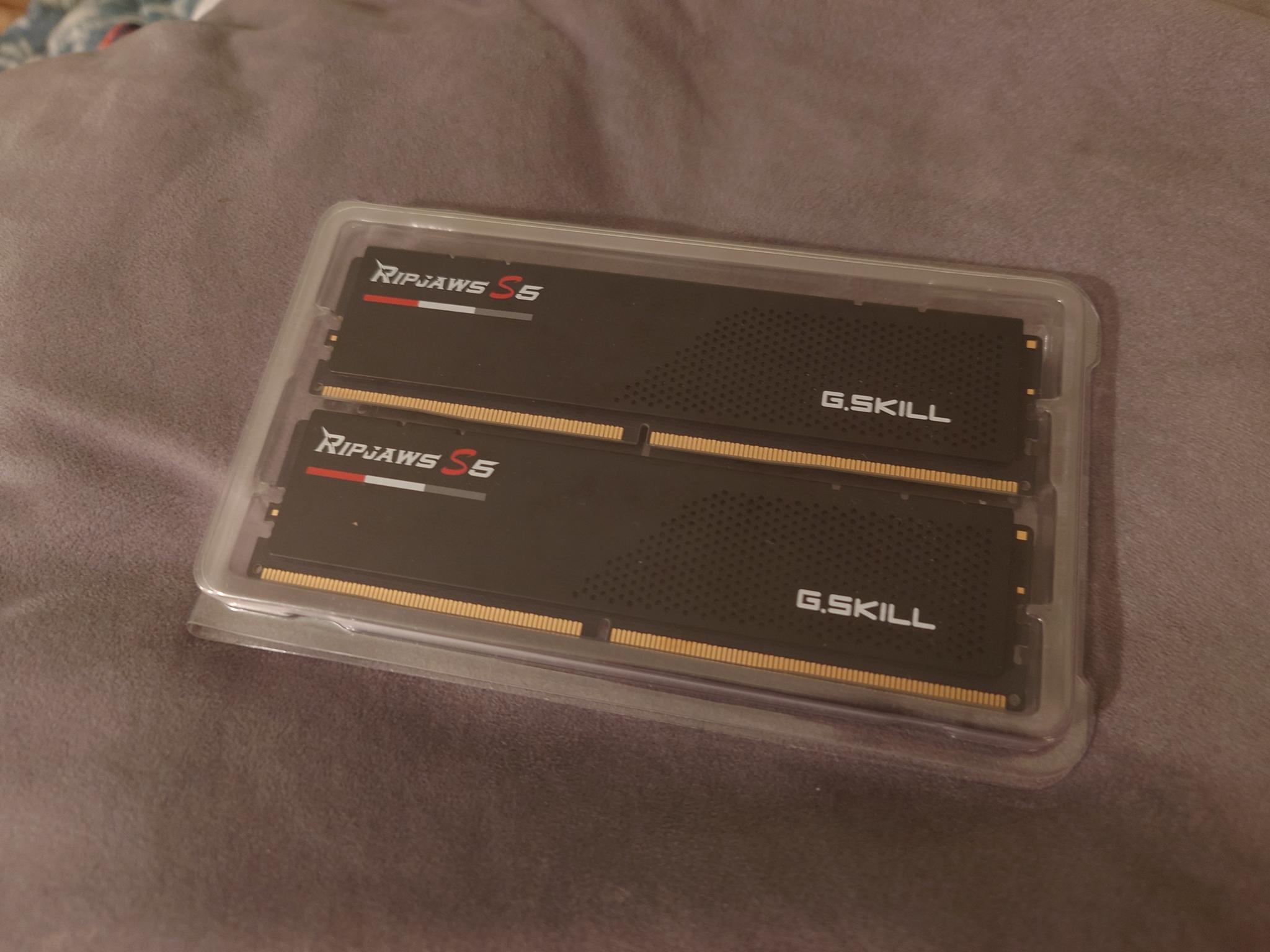 G.Skill Ripjaws DDR5 Ram 48GB Kit 2x24GB sticks 6400MT/s CL32 - Black