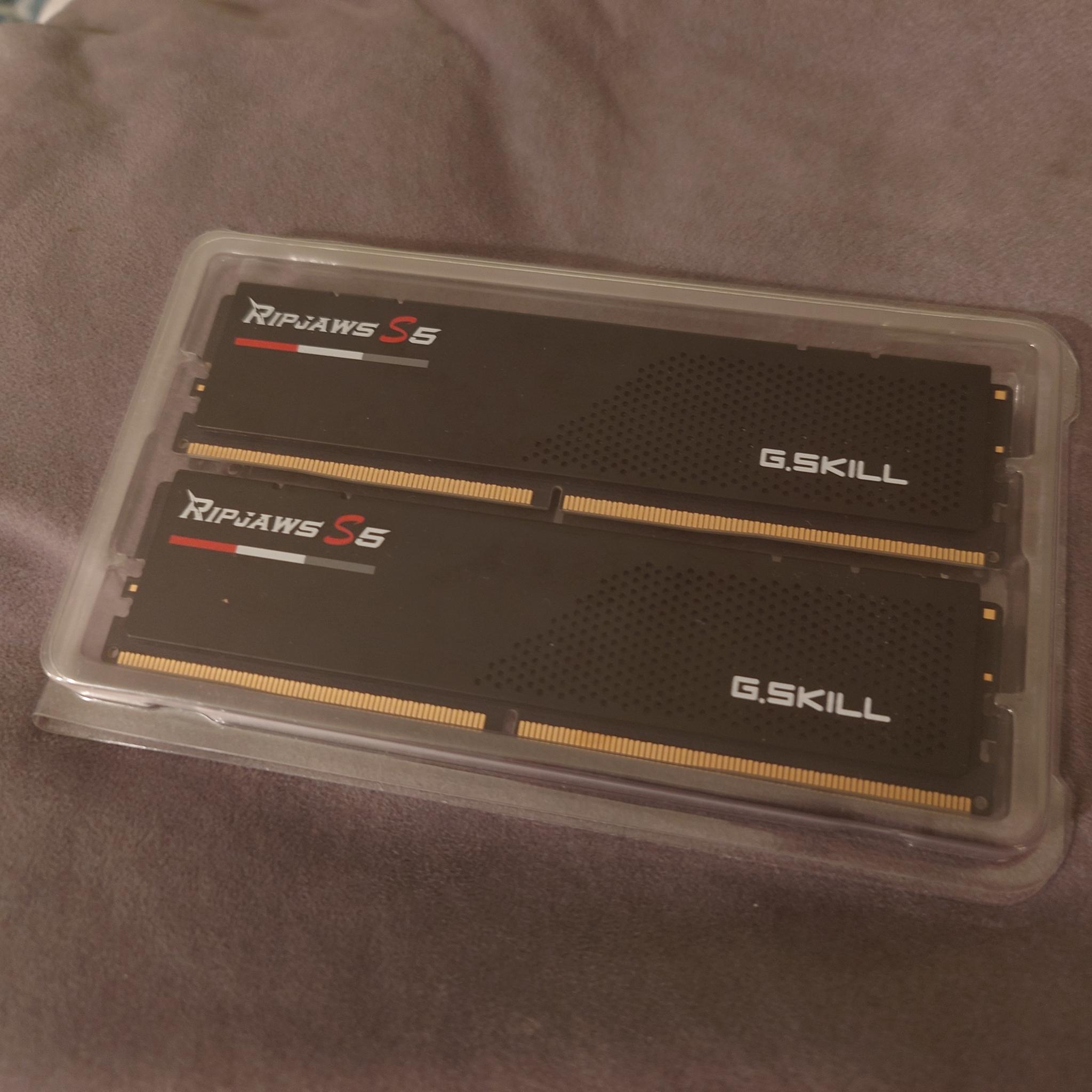G.Skill Ripjaws DDR5 Ram 48GB Kit 2x24GB sticks 6400MT/s CL32 - Black