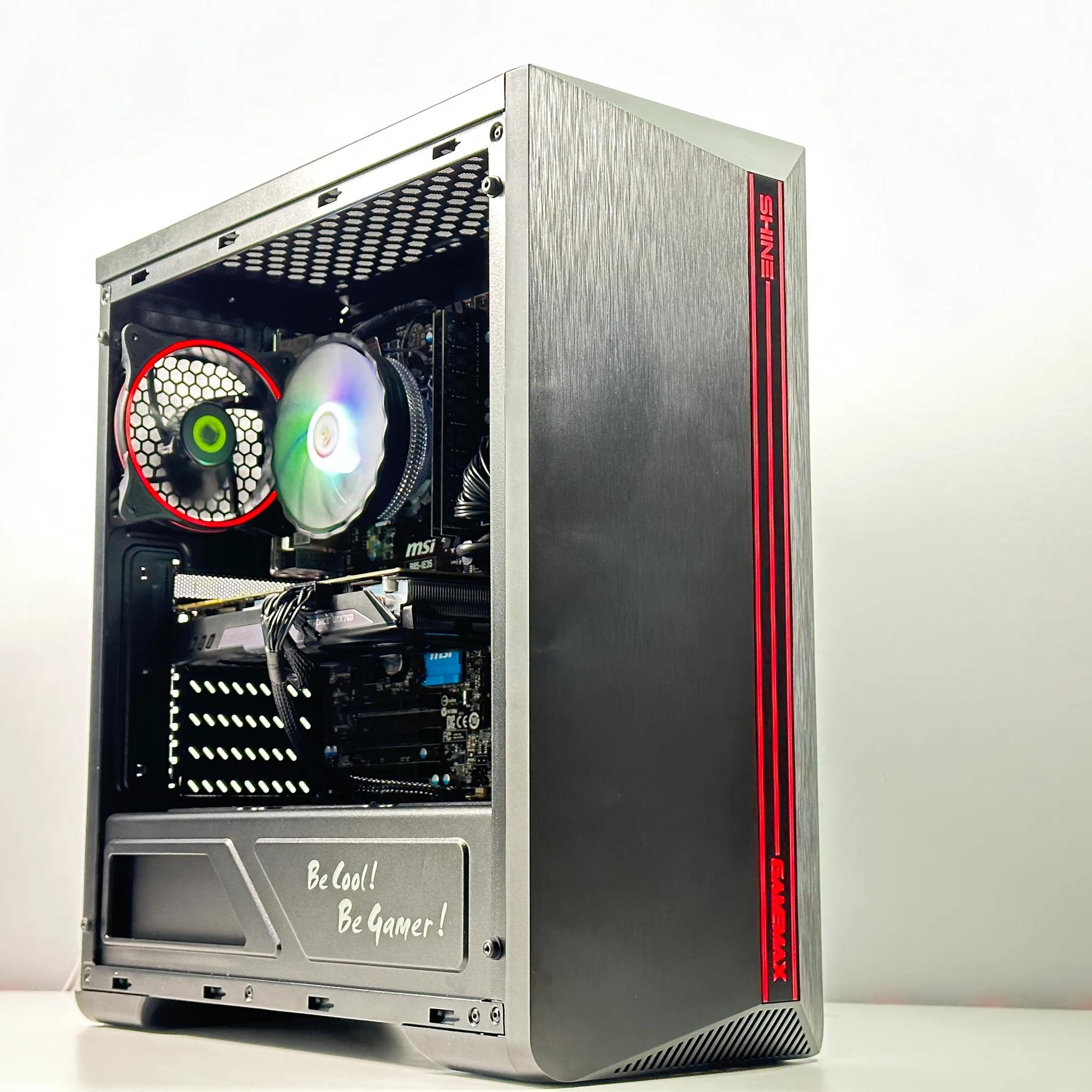 🕹️Starter Gaming PC🕹️Nvidia GTX 760🕹️Intel Xeon 1270 V3🕹️16GB  RAM🕹️500GB SSD
