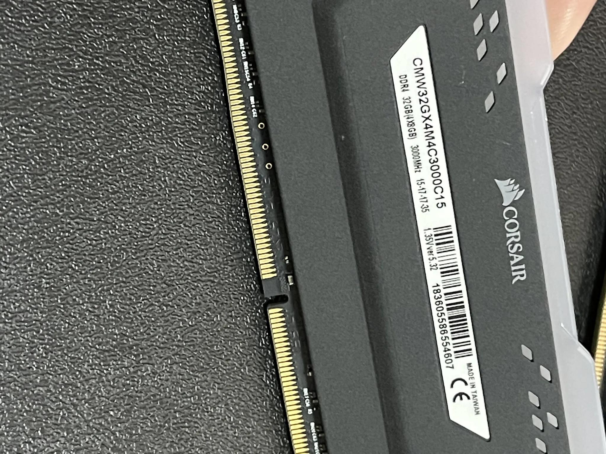 Ram! 32GB Memory (4x8) Corsair Vengeance RGB PRO 3000 Mhz Kit!