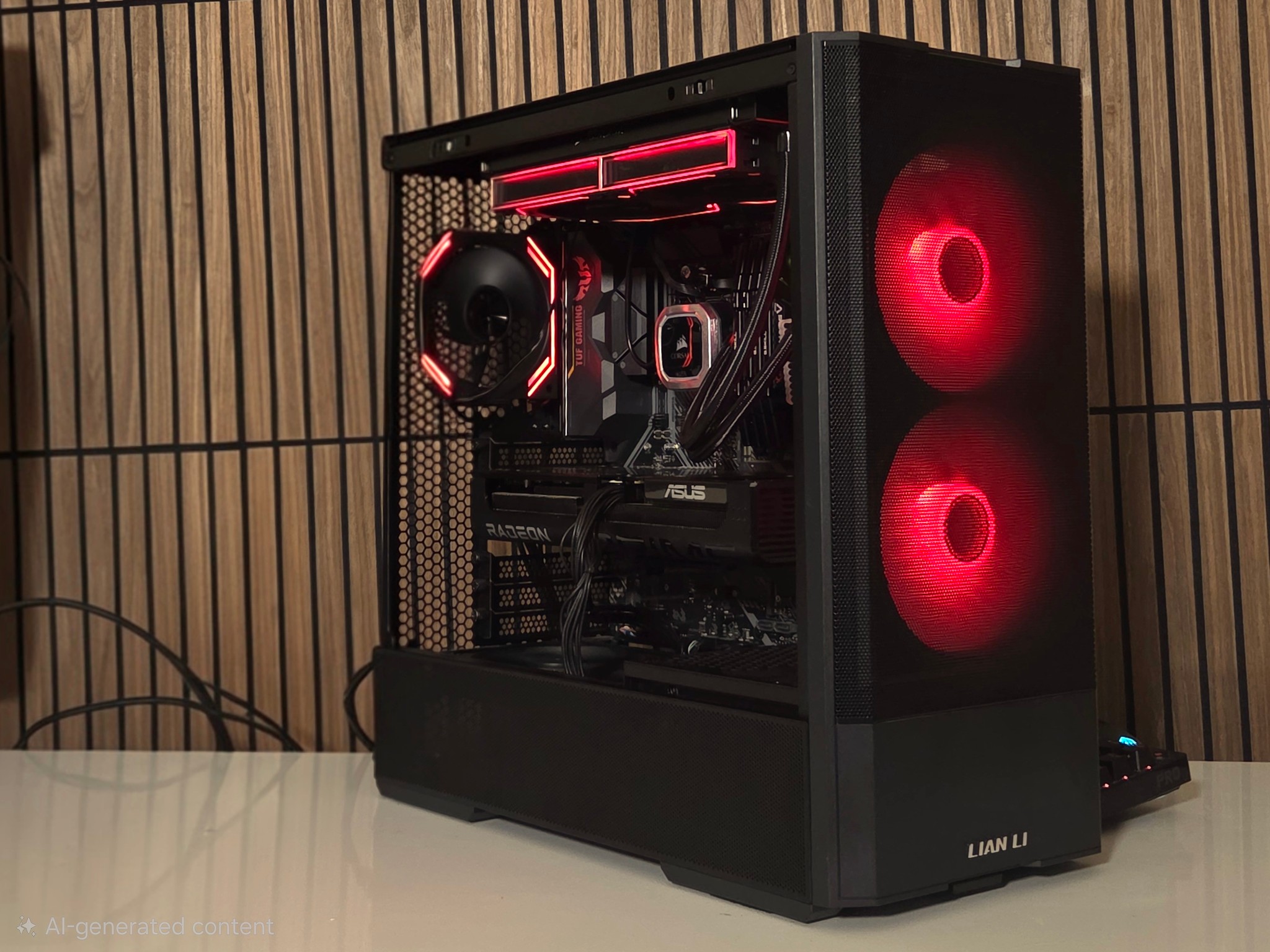 TEAM RED 1440P | RX 9060XT 16 GB | Ryzen7  5800X  | 32GB Ram | NVME | Win 11 | Liquid Cooled