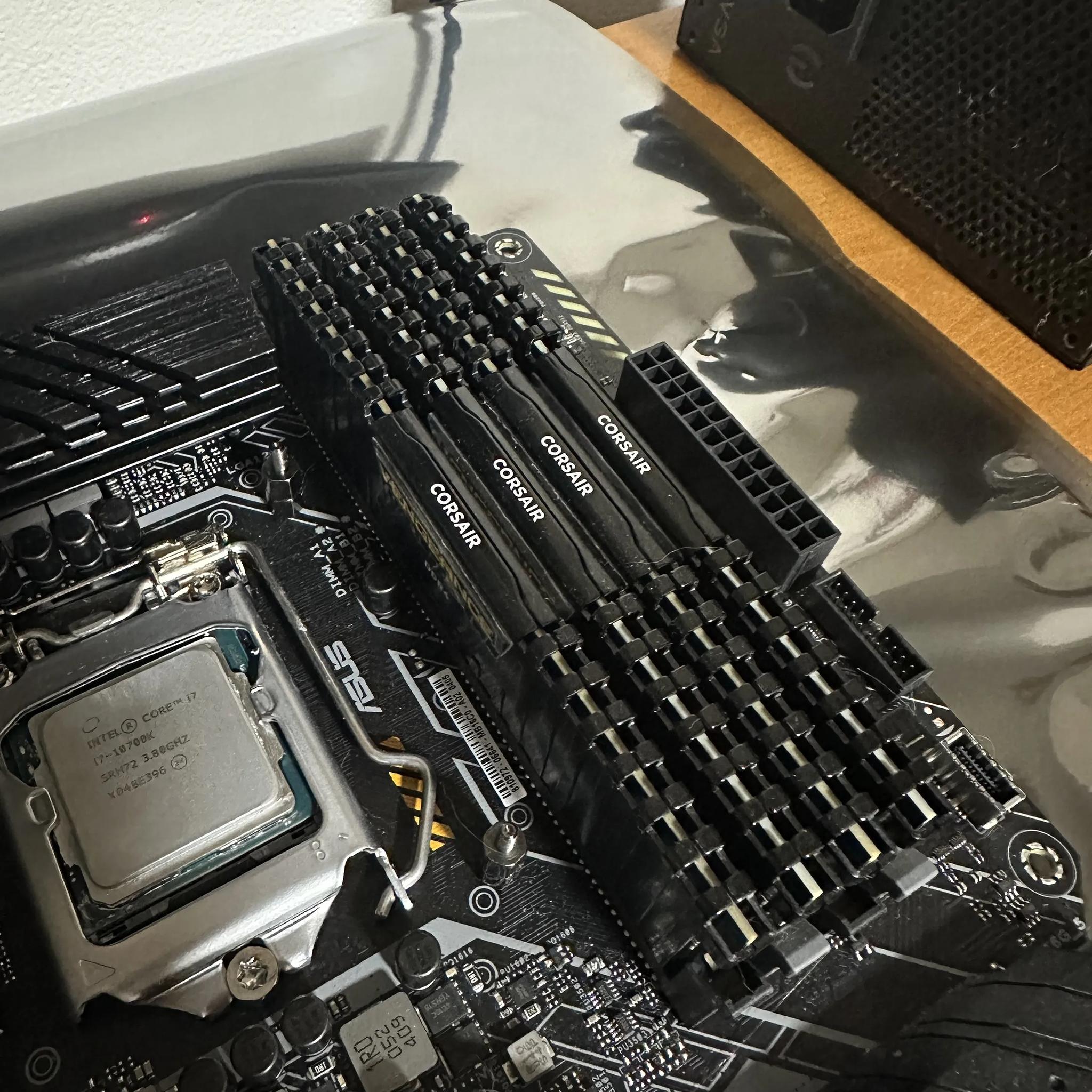 Bundle Z590-Wifi Mother board plus-- Intel core i7 10700k-- 32gb Corsair 3600hmz