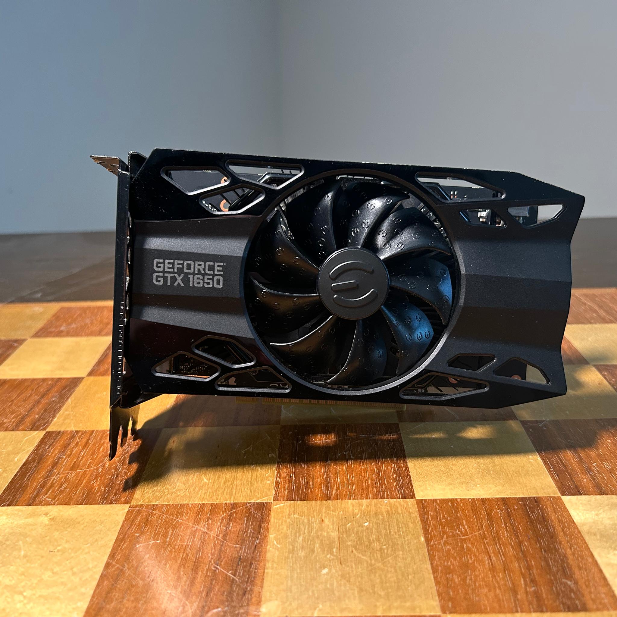 EVGA GTX 1650 Thicccc GPU