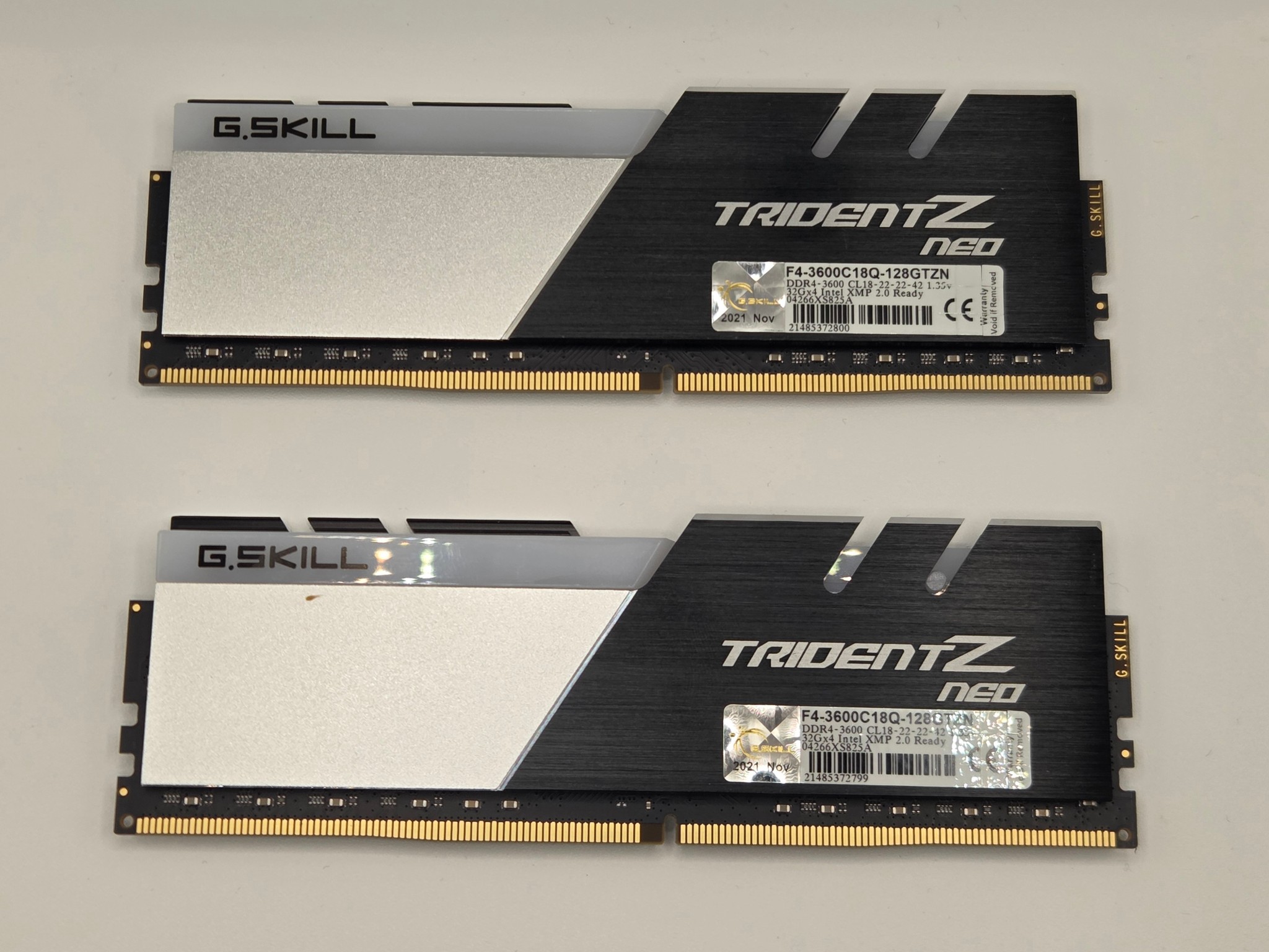 G.Skill TridentZ CL18 DDR4-3600 64gb (32GBx2)