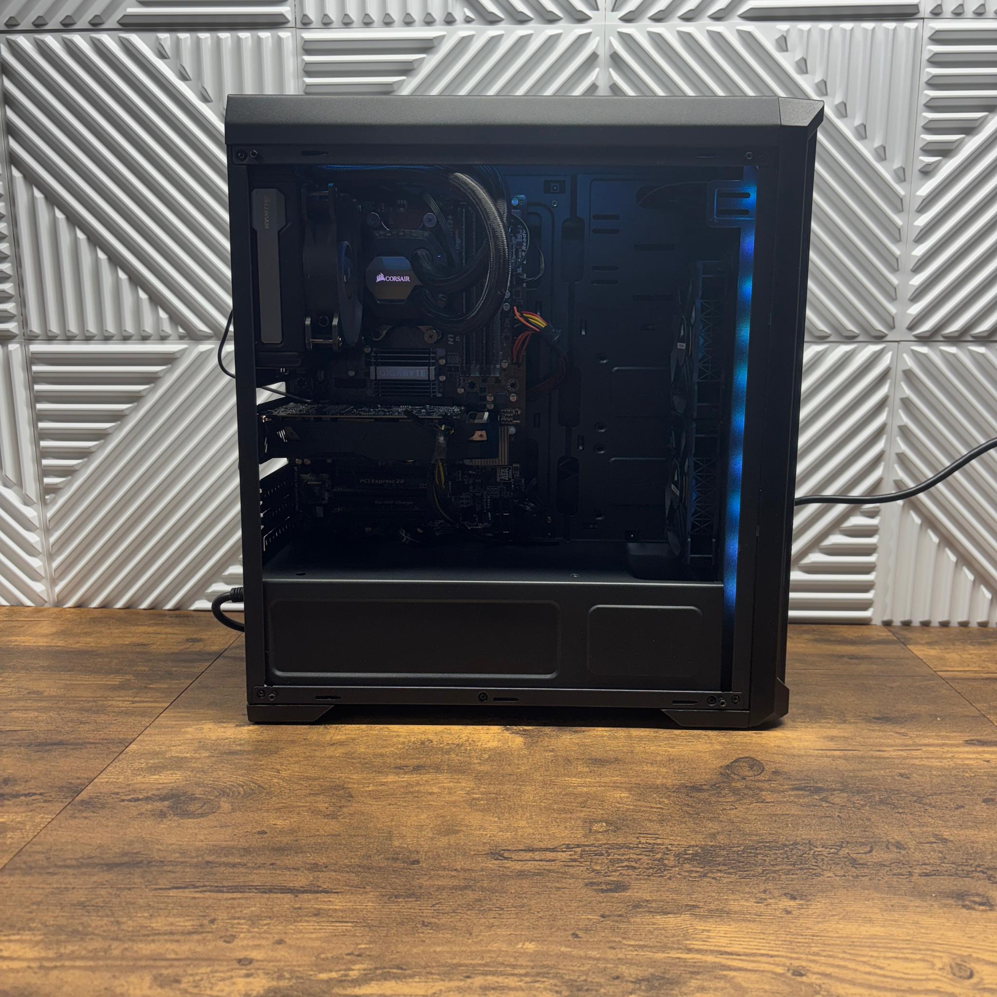 AMD FX-6300 + RX 560 4GB Gaming PC | 16GB RAM | SSD + HDD | Liquid Cooled 300 OBO