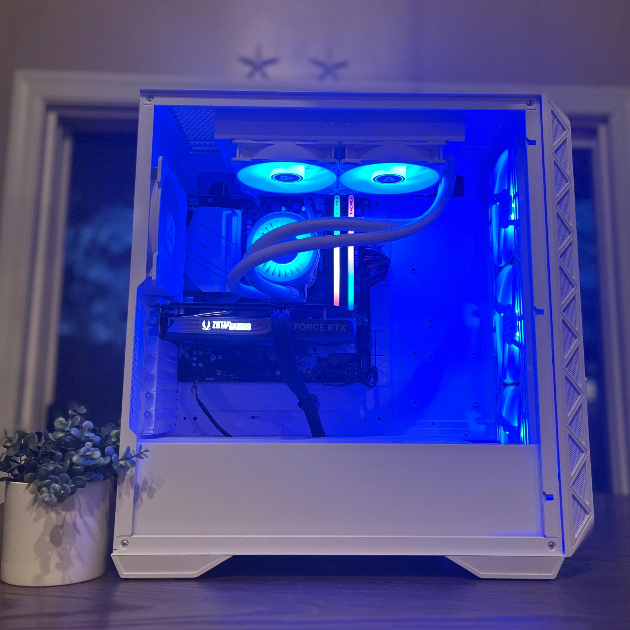 🤍White Dragon🐉 Ryzen 5 5600x|RTX 4060 8GB|32GB DDR4 RAM|2TB SSD|AIO Cooler