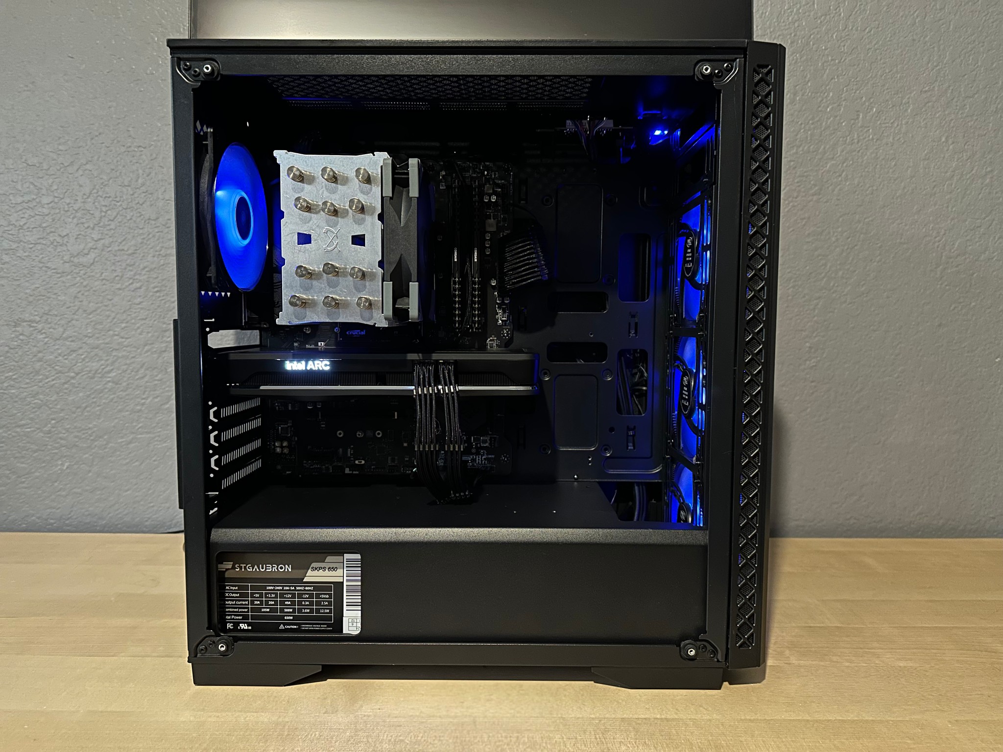 Stealth | 1080p Gaming/Esports/Streaming PC | Ryzen 5 3600x, Arc A750 8gb, 32gb DDR4, 1tb SSD