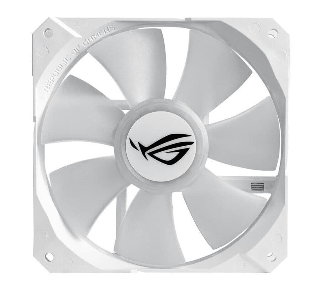 ASUS ROG RYUO Model 12 ARGB 120mm PC Case Fan White Set of 3x Fans