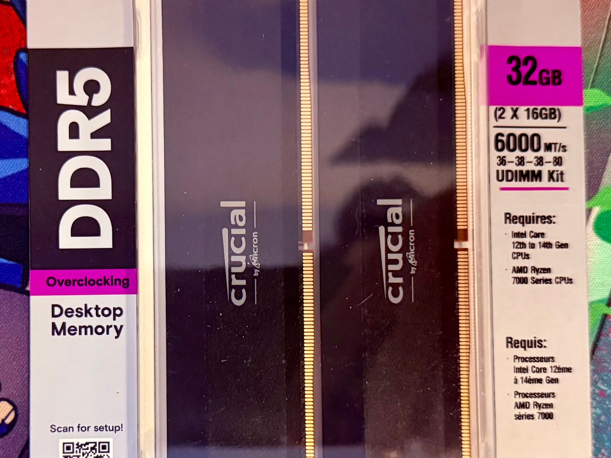 Crucial Pro Series 32GB Kit (2 x 16GB) Desktop DDR5-6000