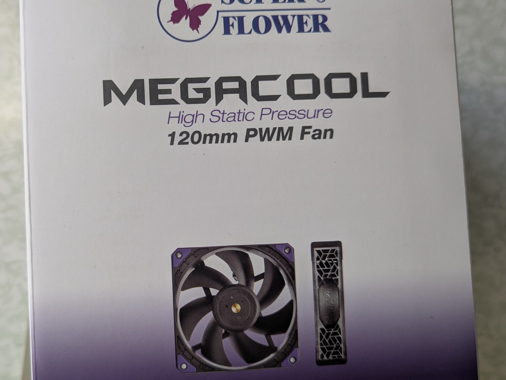 Super Flower MEGACOOL 120mm fan, Triple-Pack