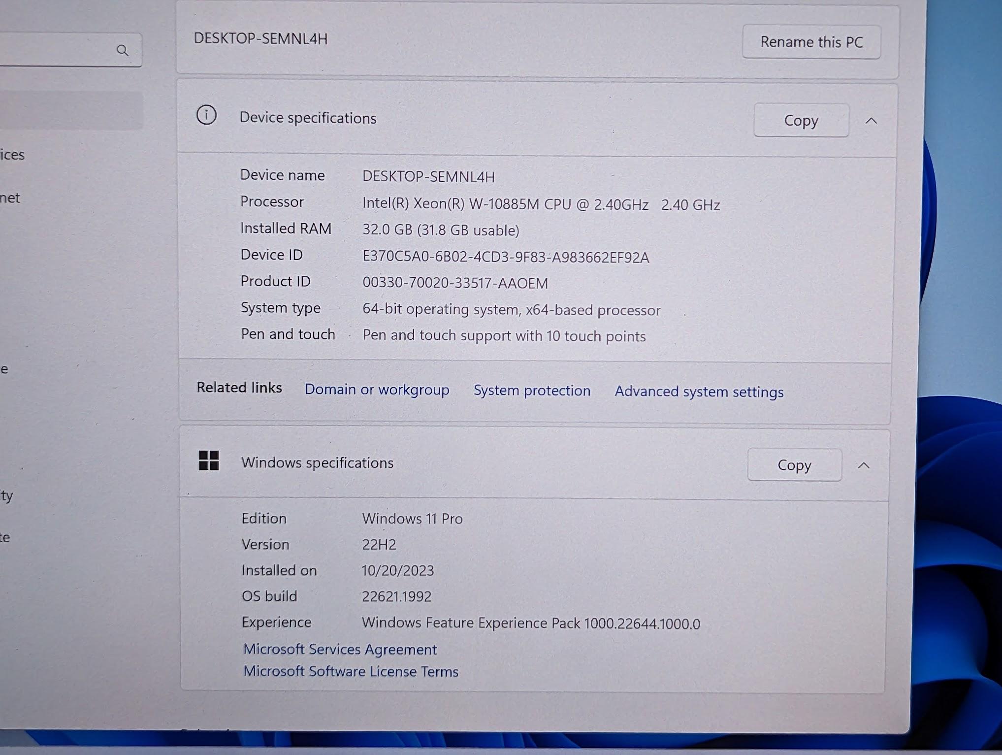 Acer ConceptD 7 Ezel Pro - Xeon W-10885M, 32GB RAM, Quadro RTX 5000, 4K Touch + Stylus, 2x 1TB NVME